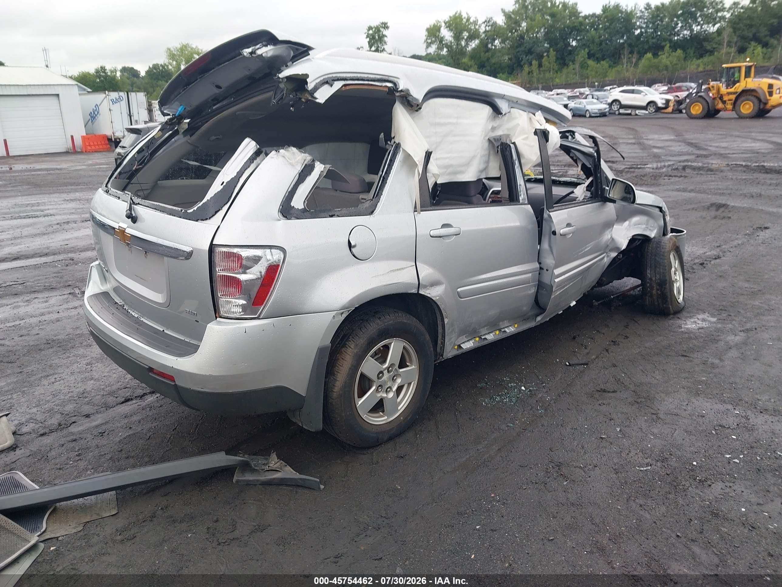 2009 Chevrolet Equinox Lt Silver vin: 2CNDL43F596227104