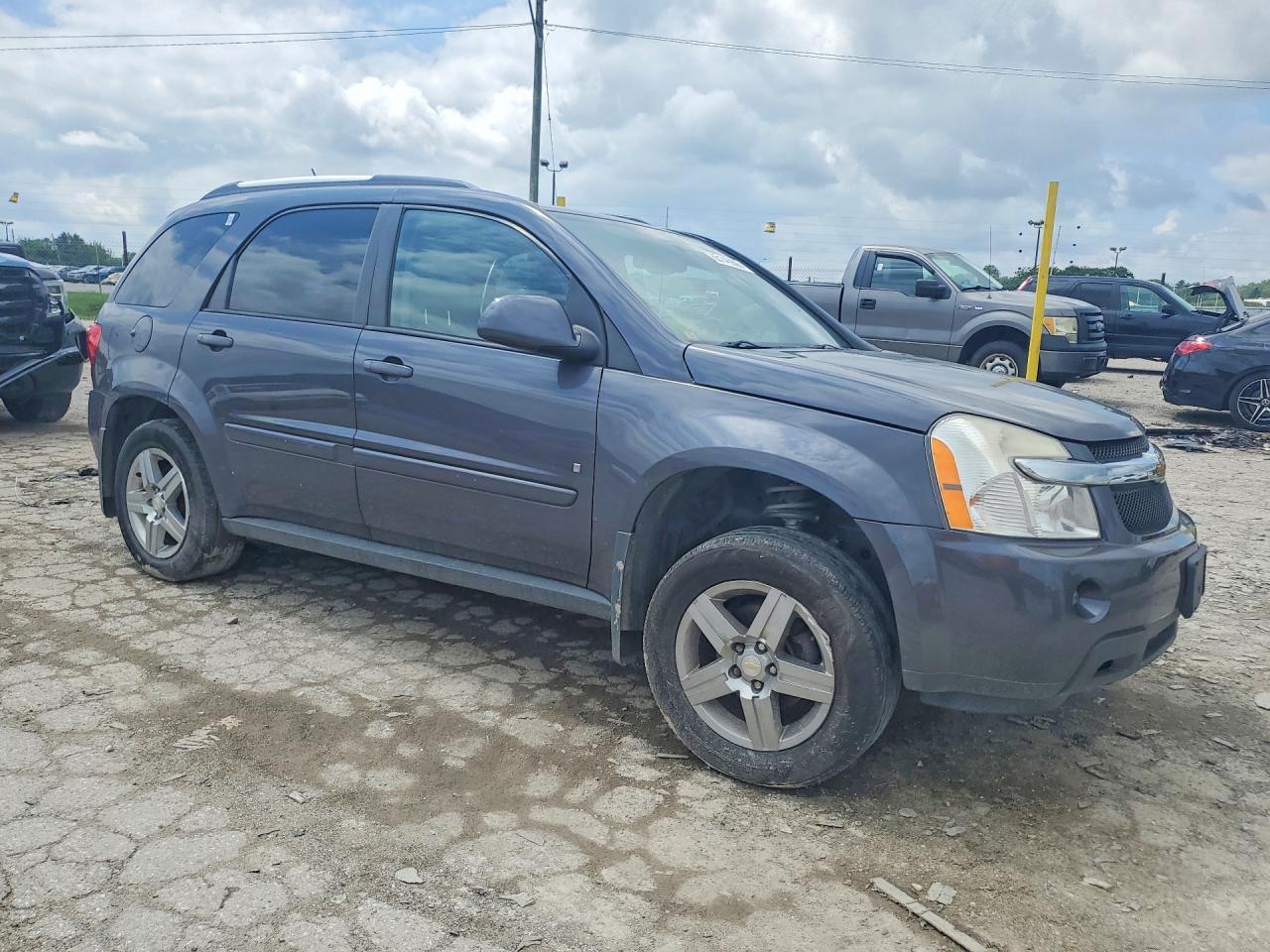 2008 Chevrolet Equinox Lt Black vin: 2CNDL43F786007039