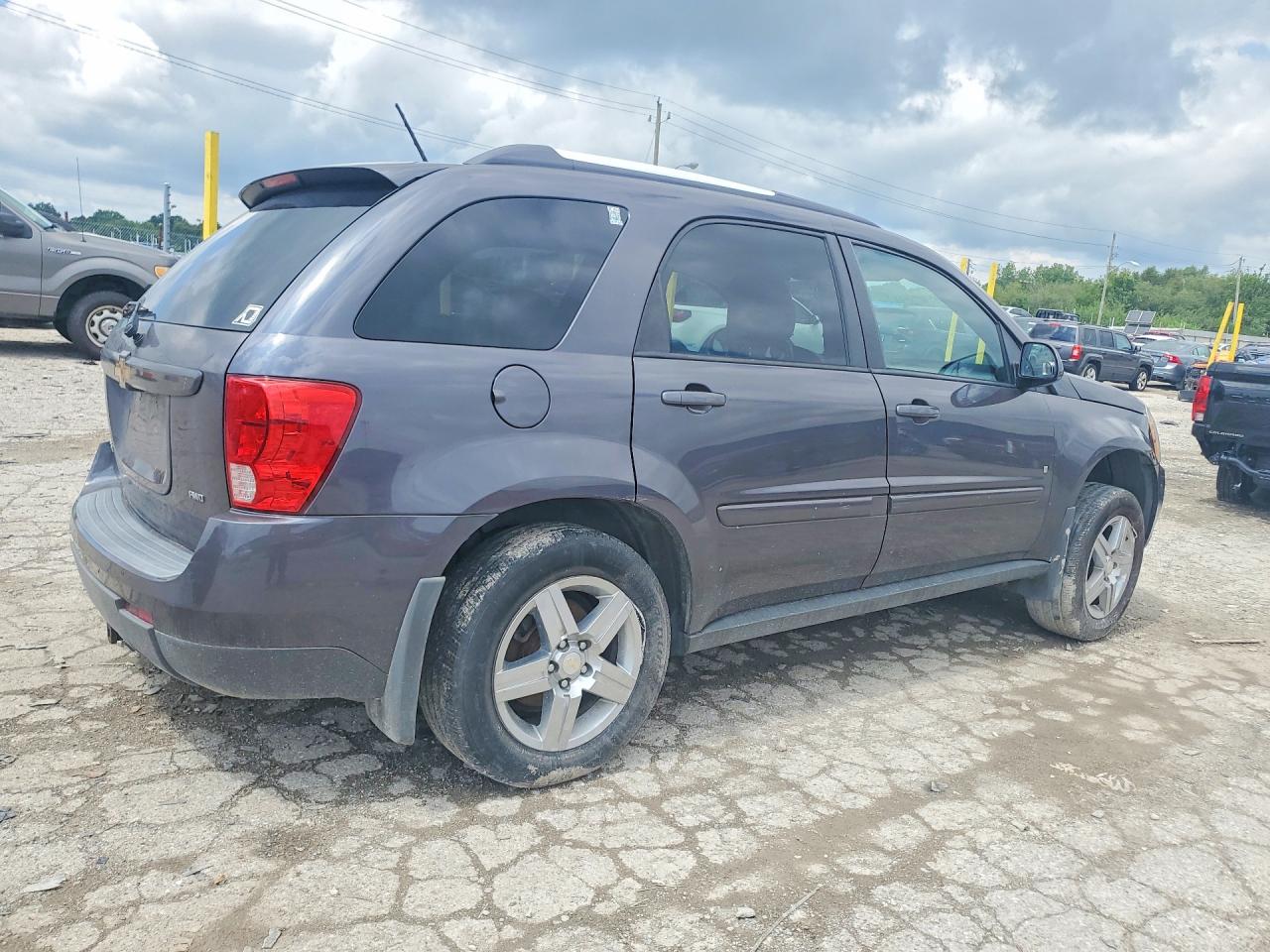 2008 Chevrolet Equinox Lt Black vin: 2CNDL43F786007039