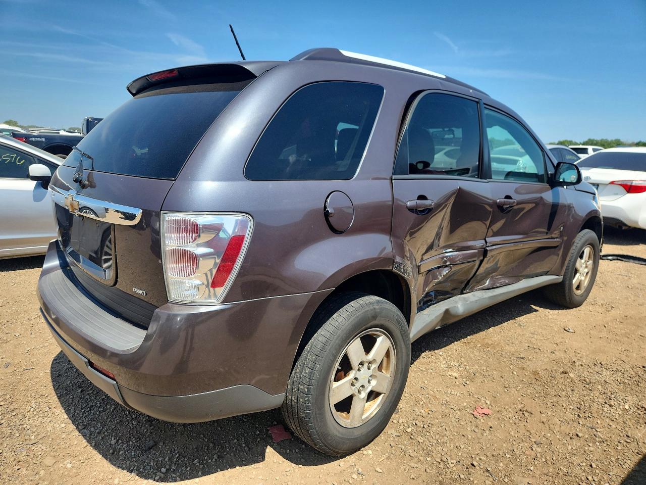 2008 Chevrolet Equinox Lt Gray vin: 2CNDL43F986016602