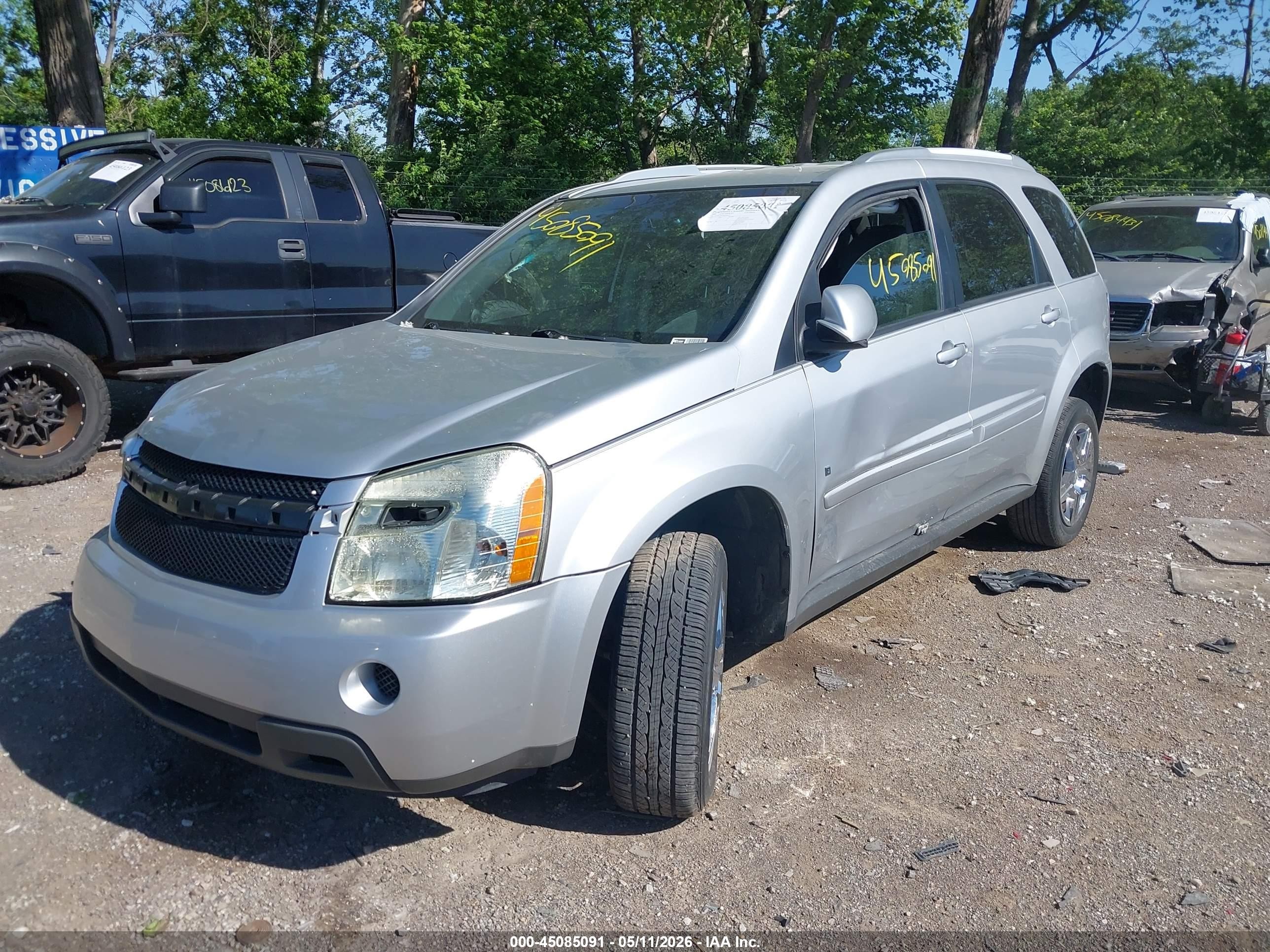 2009 Chevrolet Equinox Lt Silver vin: 2CNDL43FX96209813