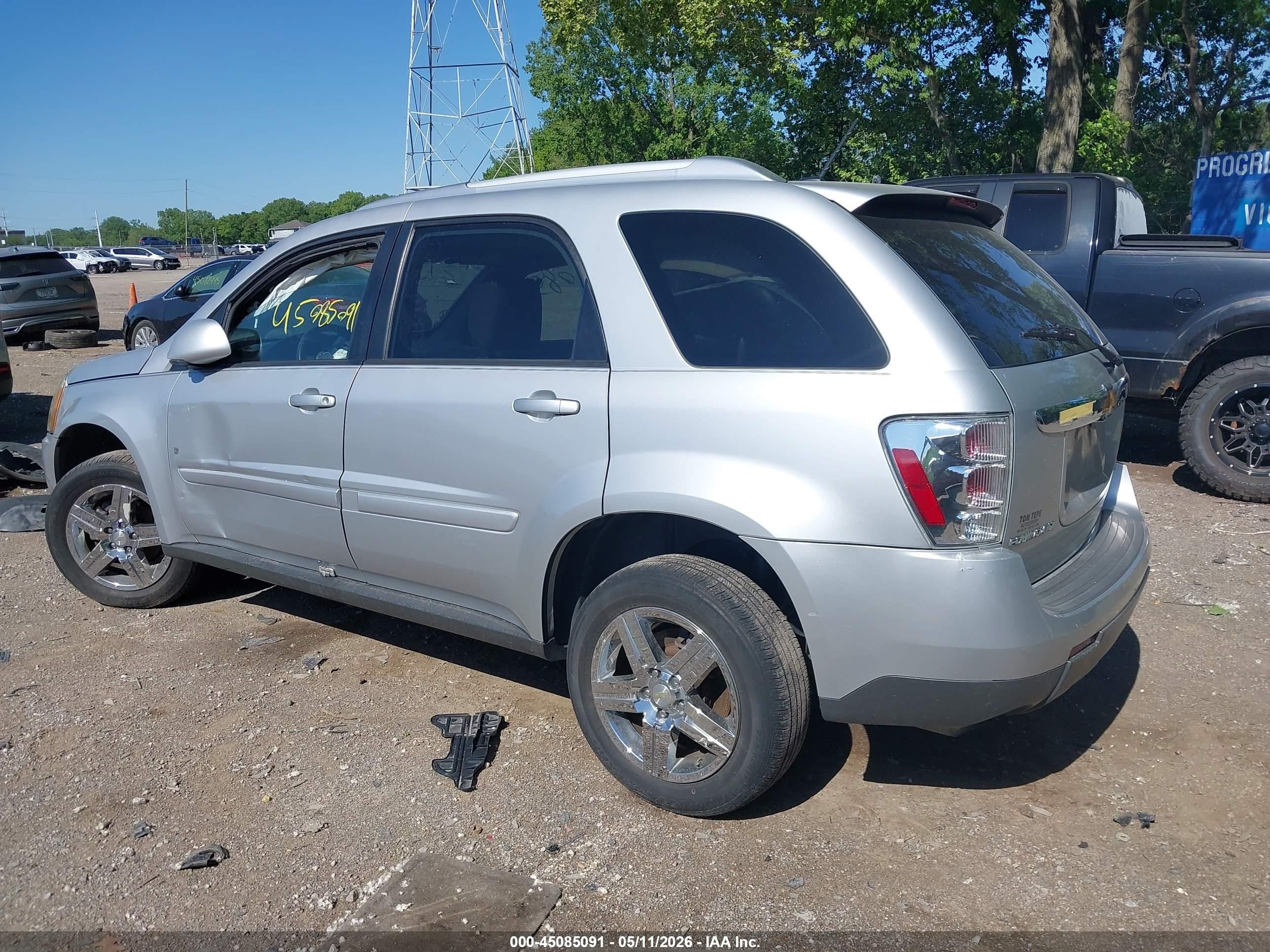 2009 Chevrolet Equinox Lt Silver vin: 2CNDL43FX96209813