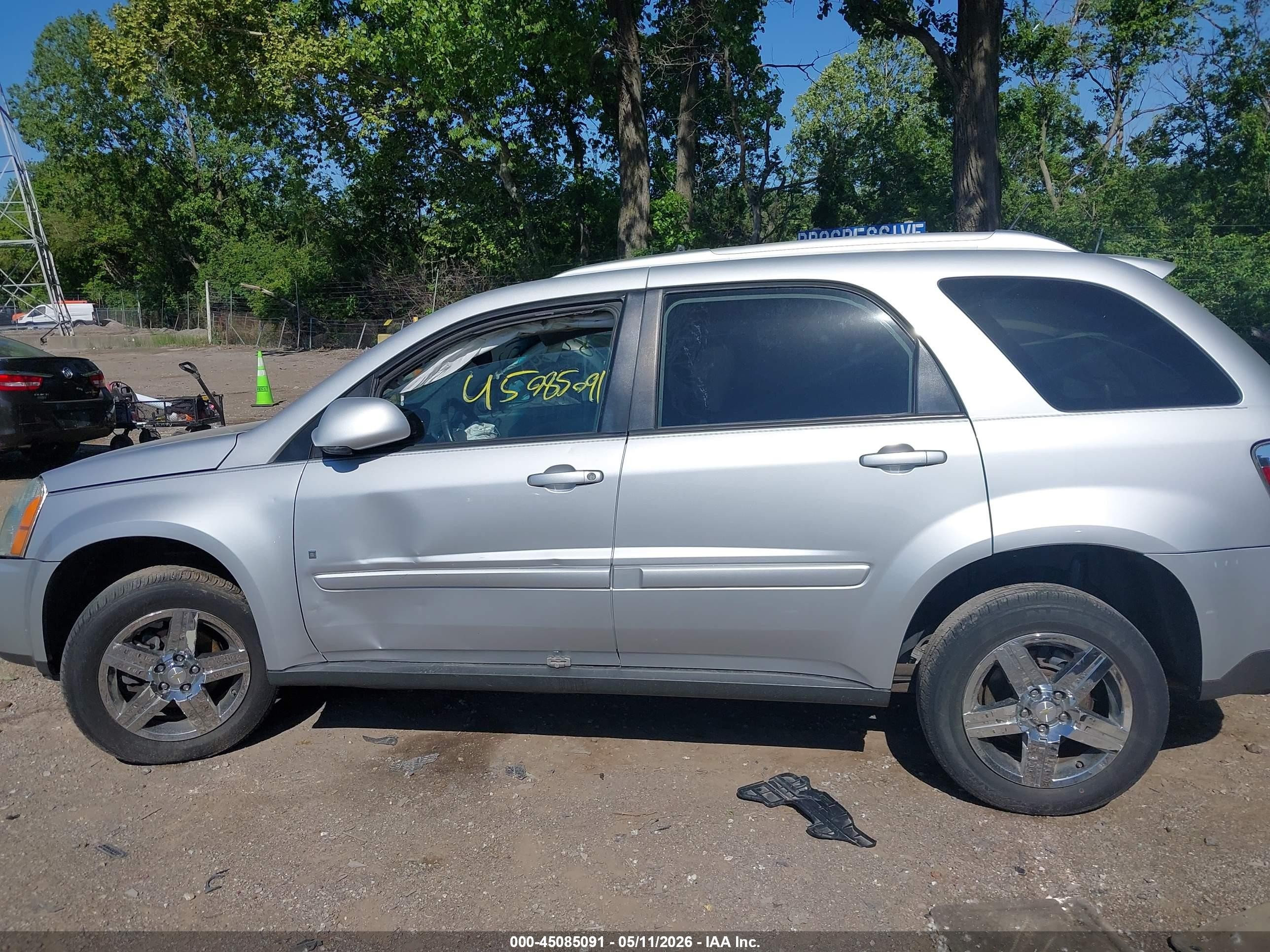 2009 Chevrolet Equinox Lt Silver vin: 2CNDL43FX96209813
