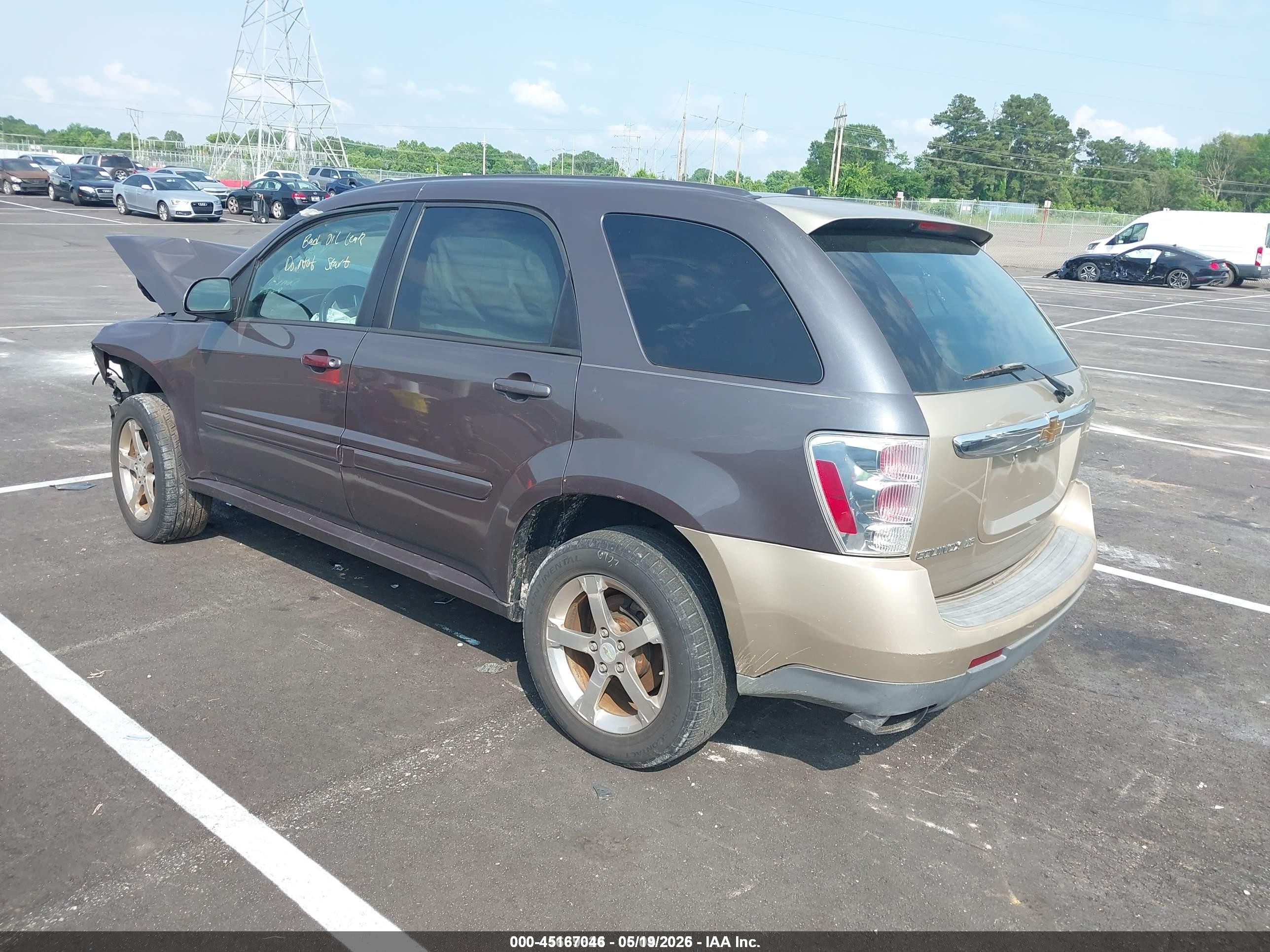 2008 Chevrolet Equinox Sport Brown vin: 2CNDL537486007692