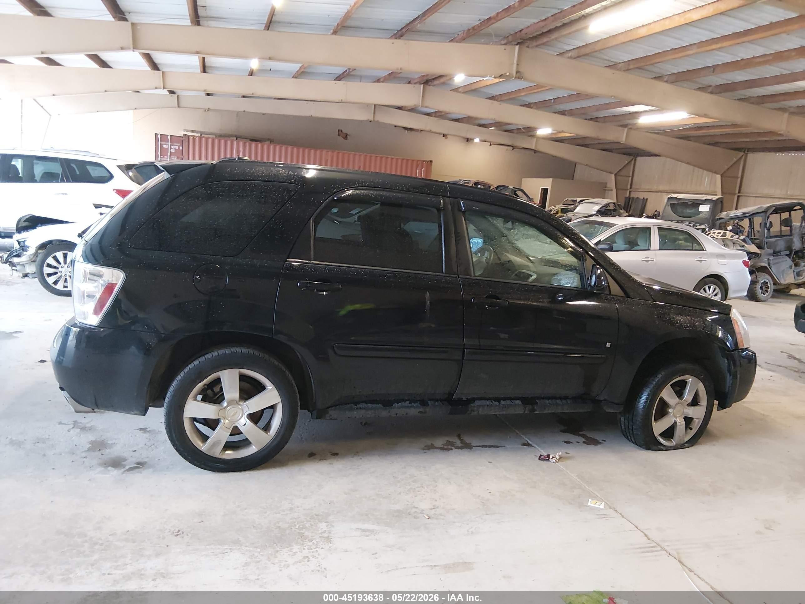 2008 Chevrolet Equinox Sport Black vin: 2CNDL537486010981