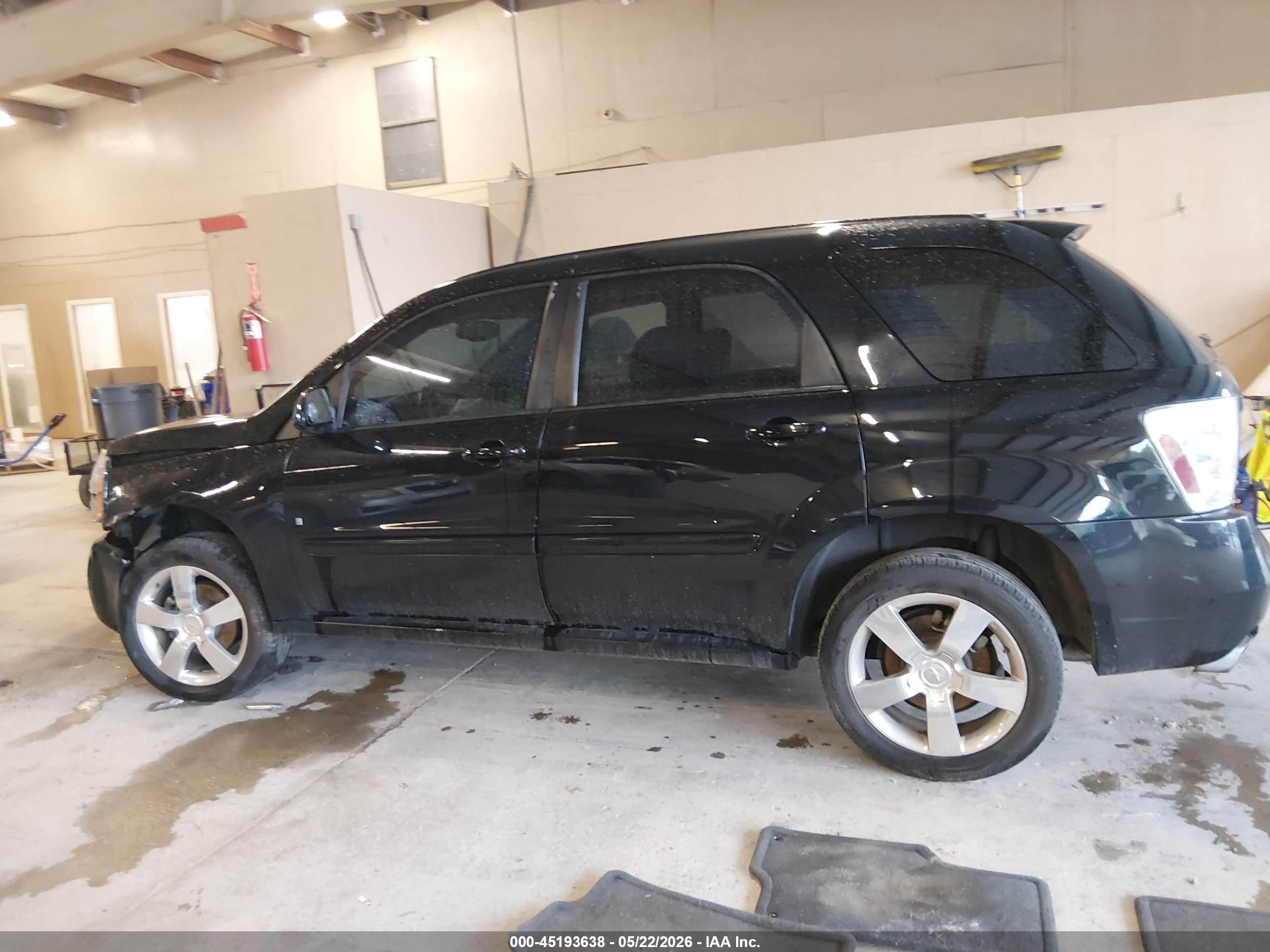 2008 Chevrolet Equinox Sport Black vin: 2CNDL537486010981