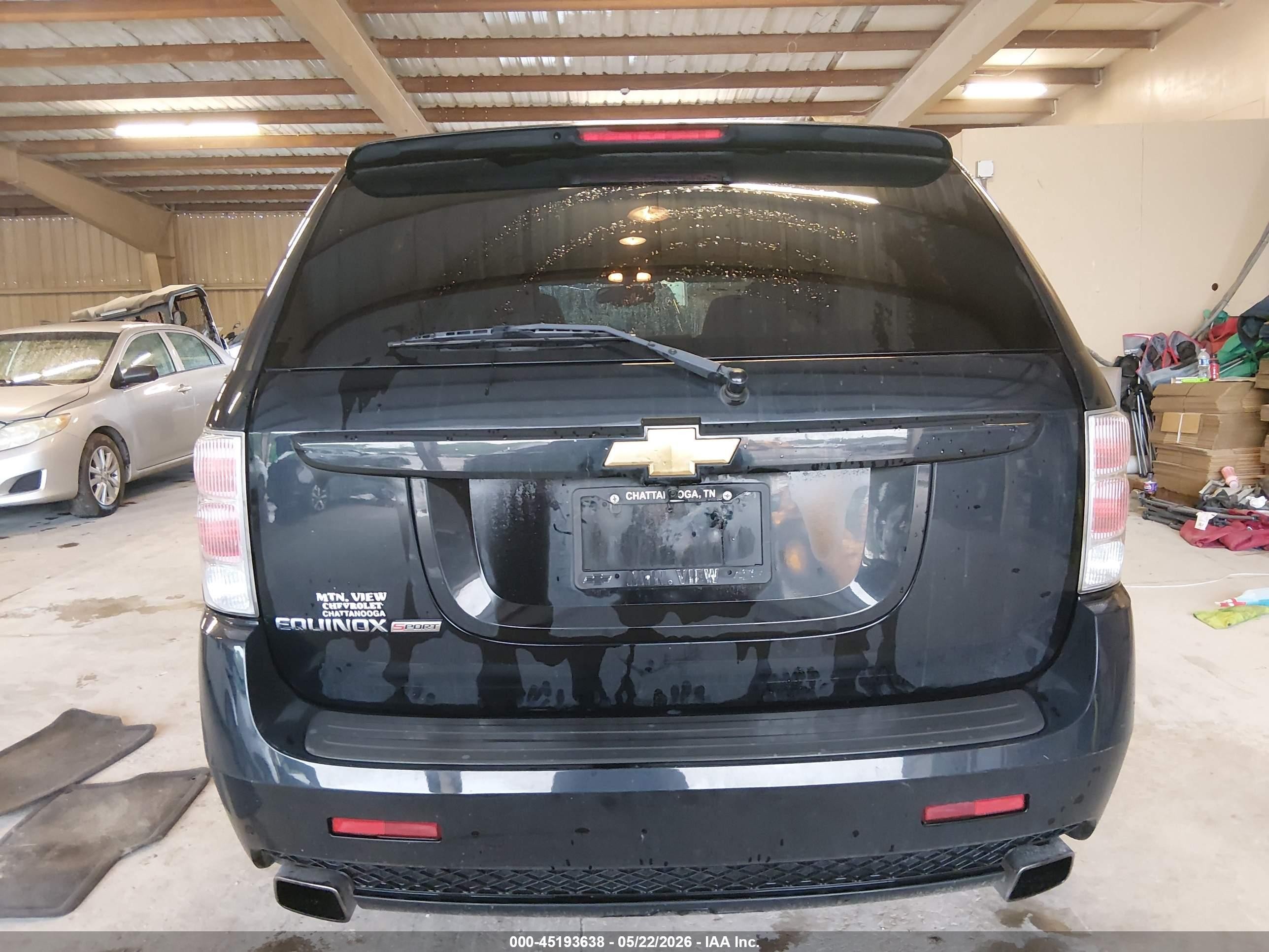 2008 Chevrolet Equinox Sport Black vin: 2CNDL537486010981