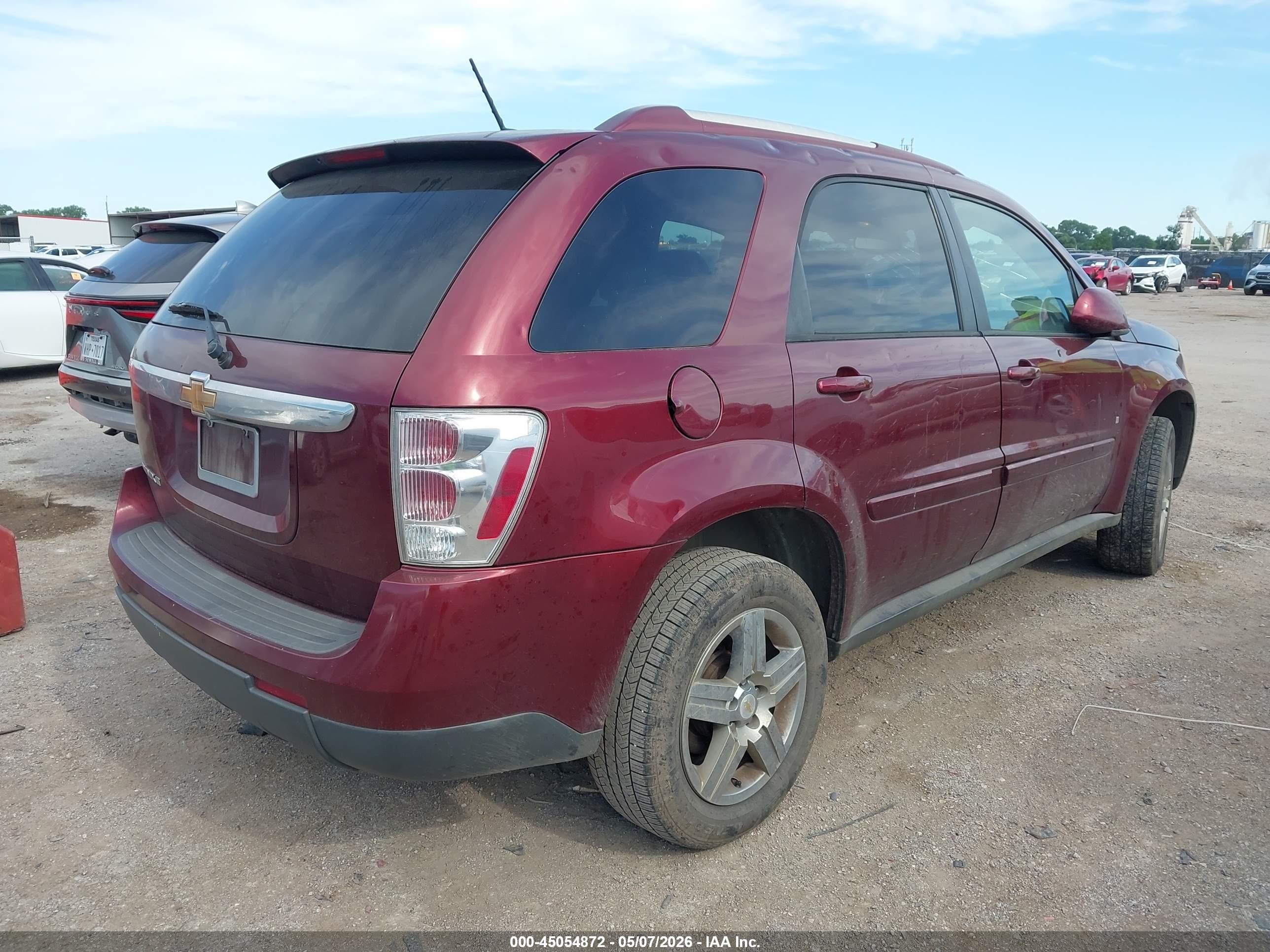 2009 Chevrolet Equinox Lt Burgundy vin: 2CNDL53F196251650