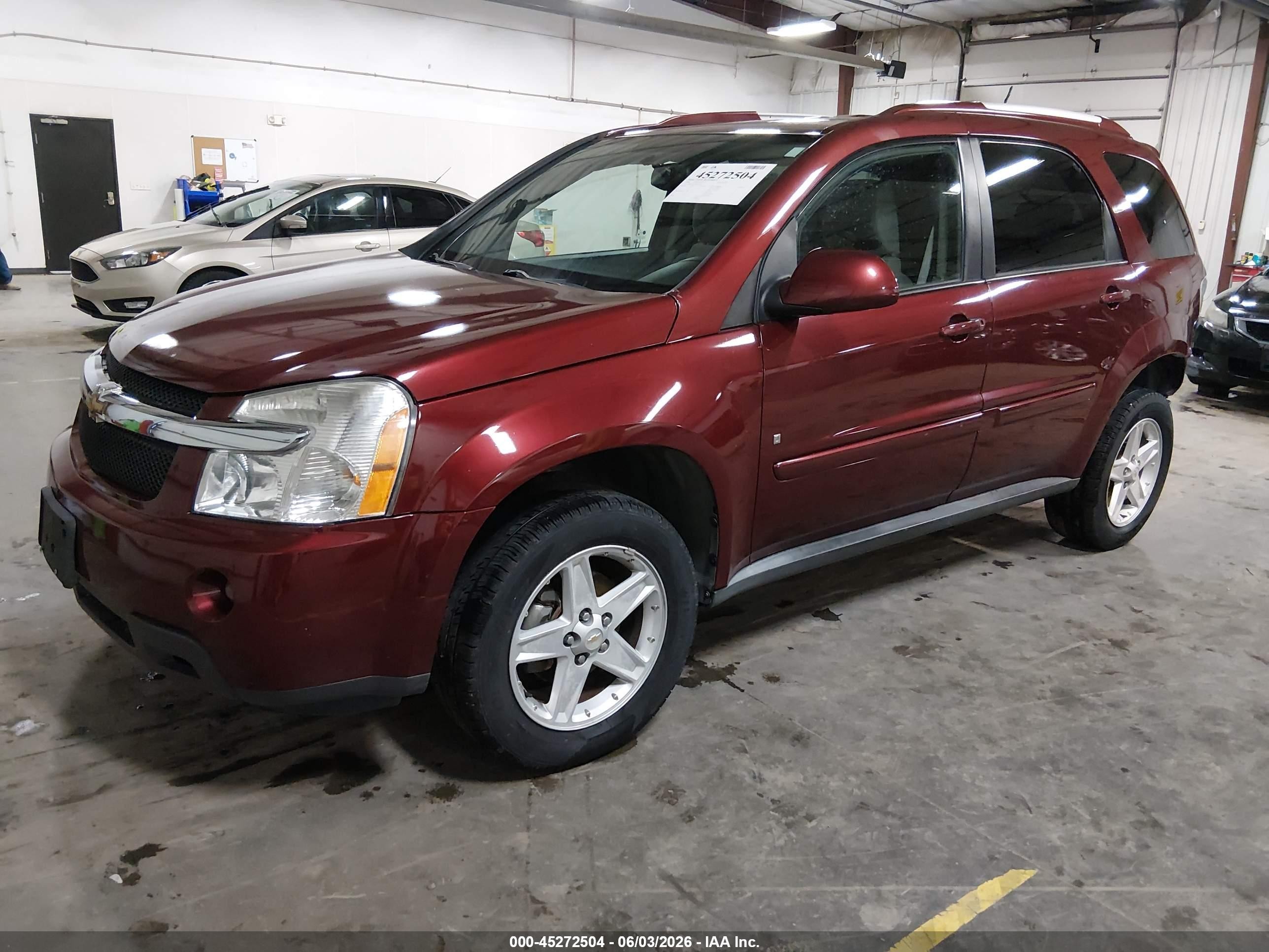 2008 Chevrolet Equinox Lt Maroon vin: 2CNDL53F286325155