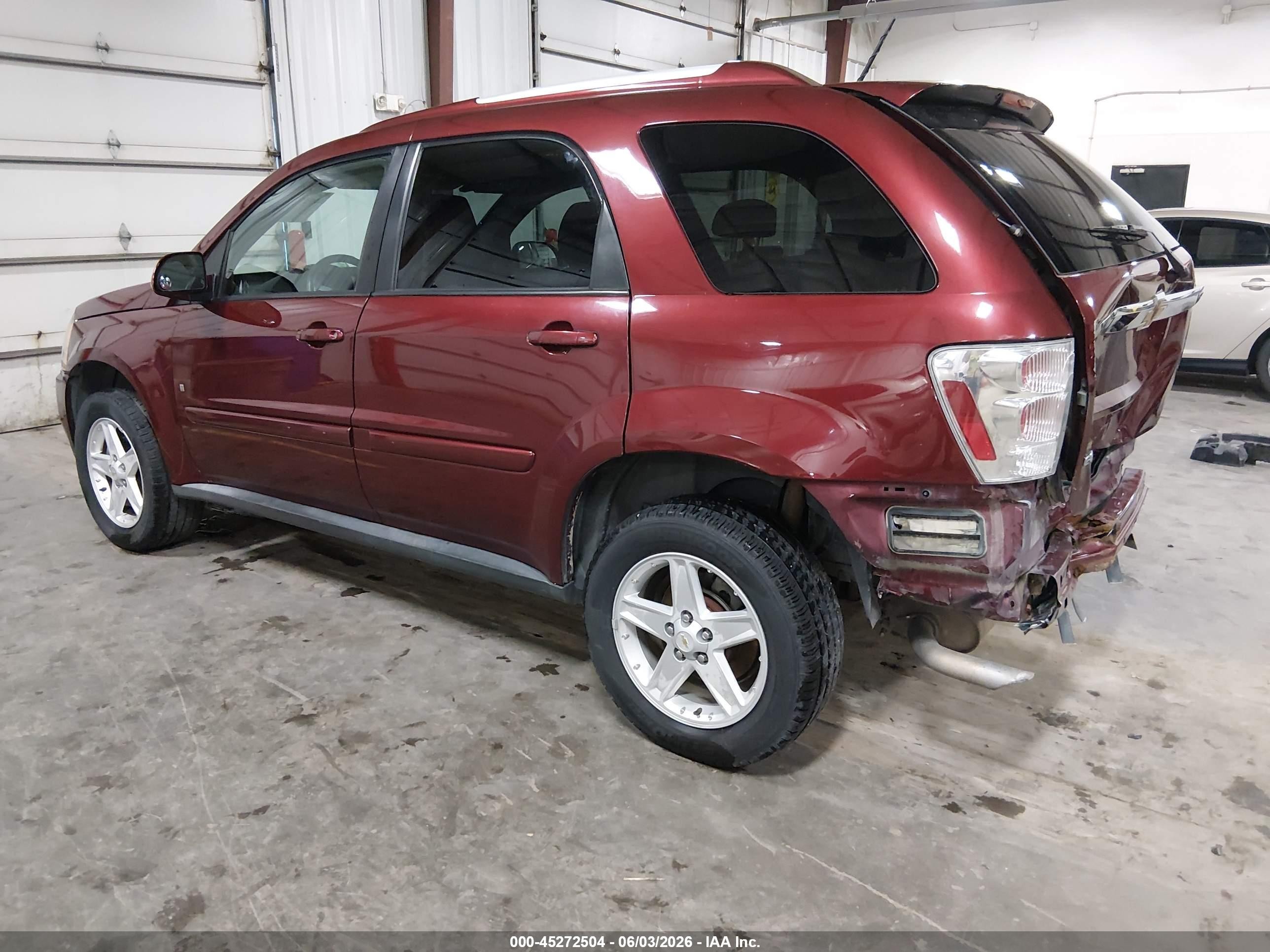 2008 Chevrolet Equinox Lt Maroon vin: 2CNDL53F286325155