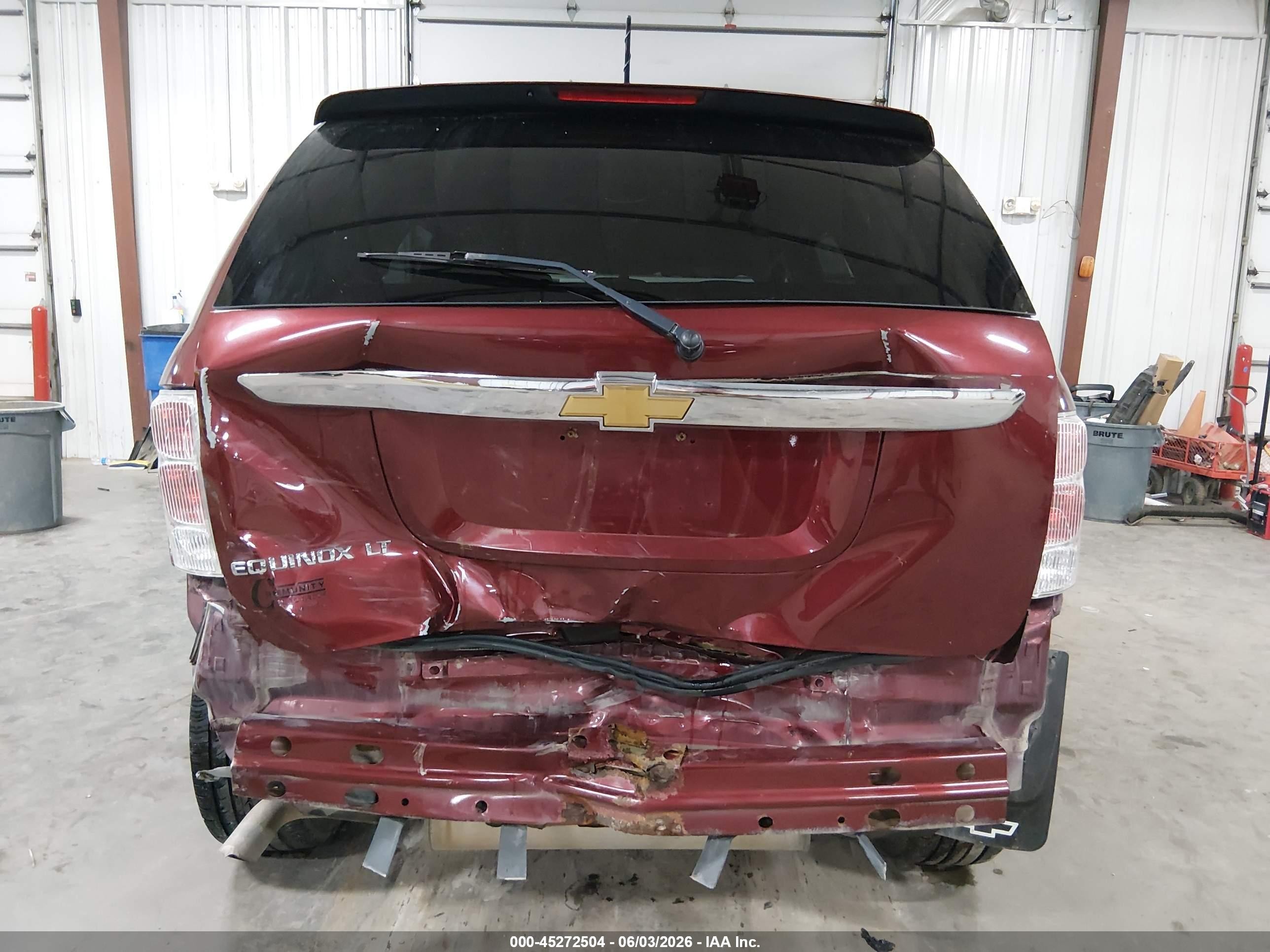 2008 Chevrolet Equinox Lt Maroon vin: 2CNDL53F286325155