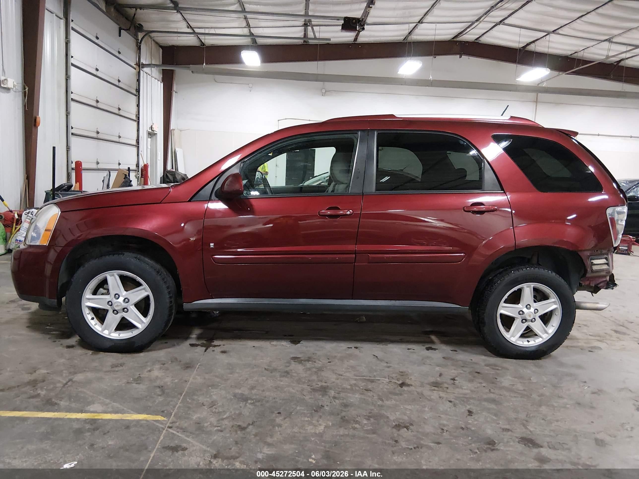2008 Chevrolet Equinox Lt Maroon vin: 2CNDL53F286325155