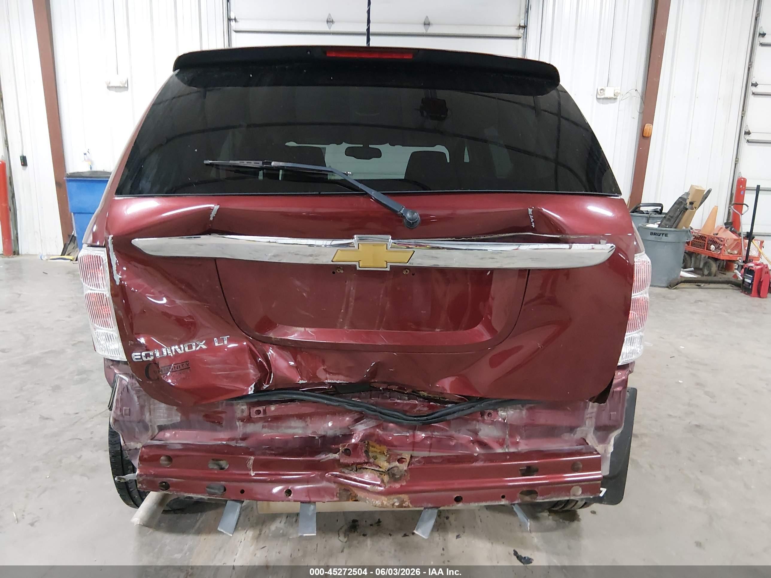 2008 Chevrolet Equinox Lt Maroon vin: 2CNDL53F286325155