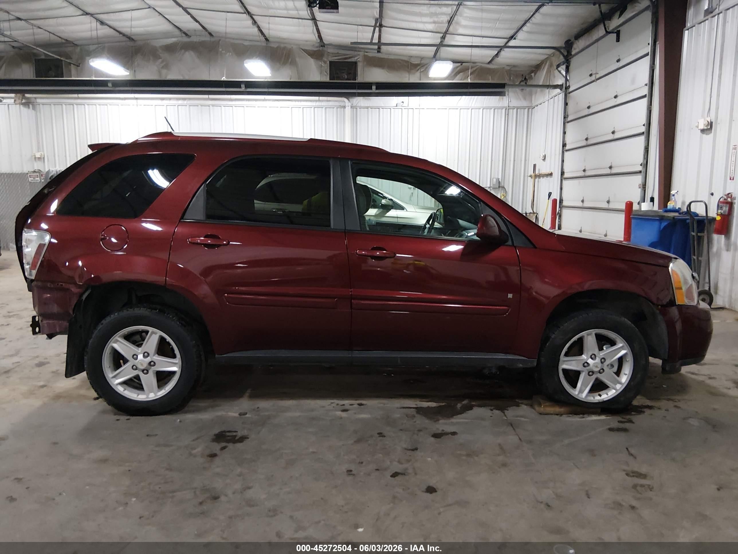 2008 Chevrolet Equinox Lt Maroon vin: 2CNDL53F286325155