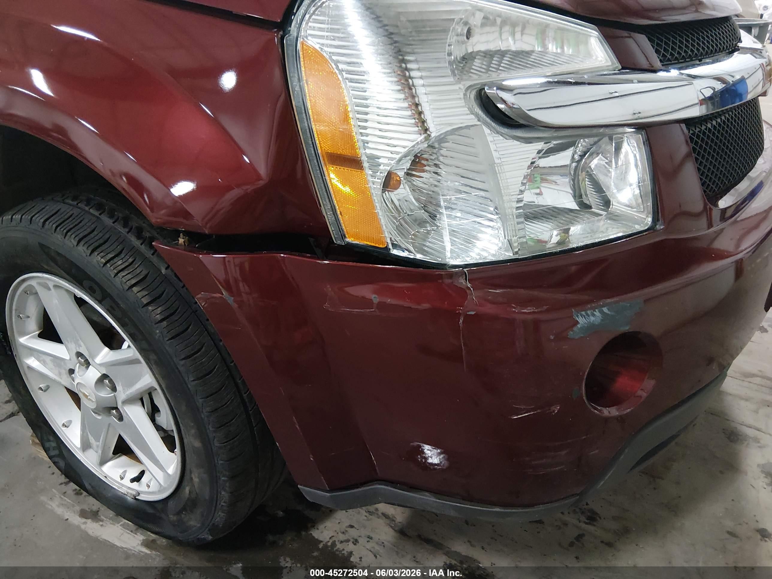 2008 Chevrolet Equinox Lt Maroon vin: 2CNDL53F286325155