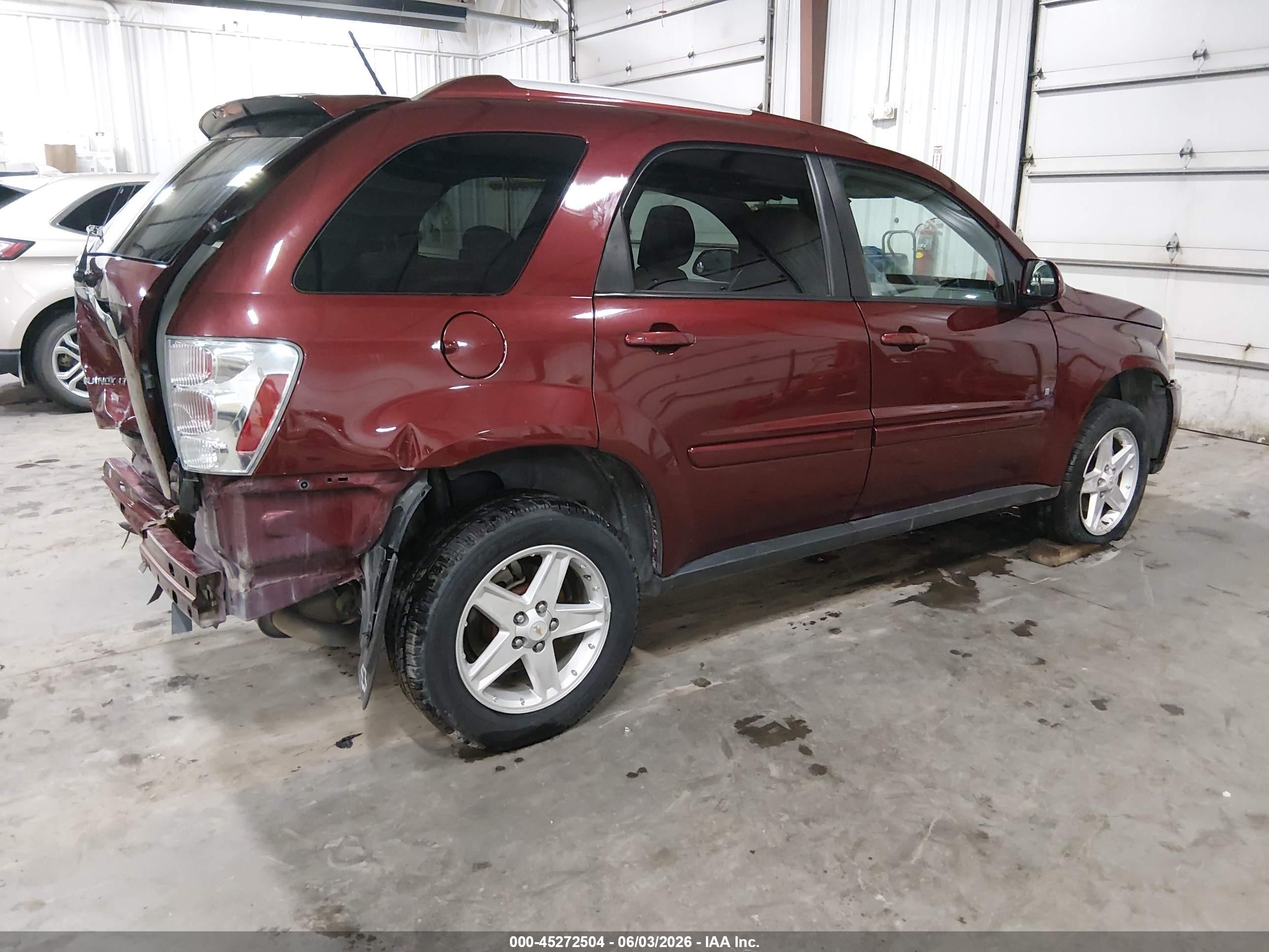 2008 Chevrolet Equinox Lt Maroon vin: 2CNDL53F286325155