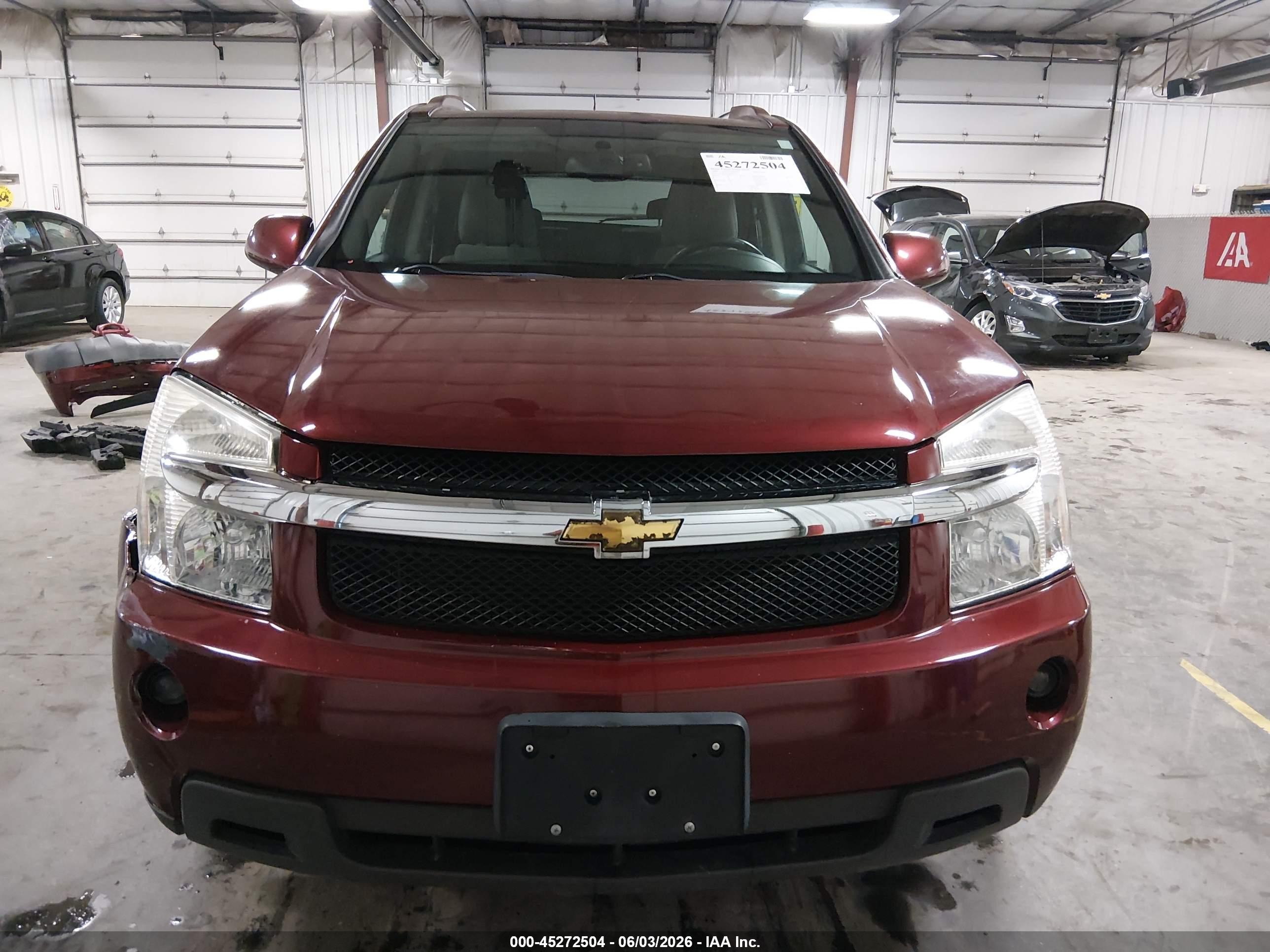 2008 Chevrolet Equinox Lt Maroon vin: 2CNDL53F286325155