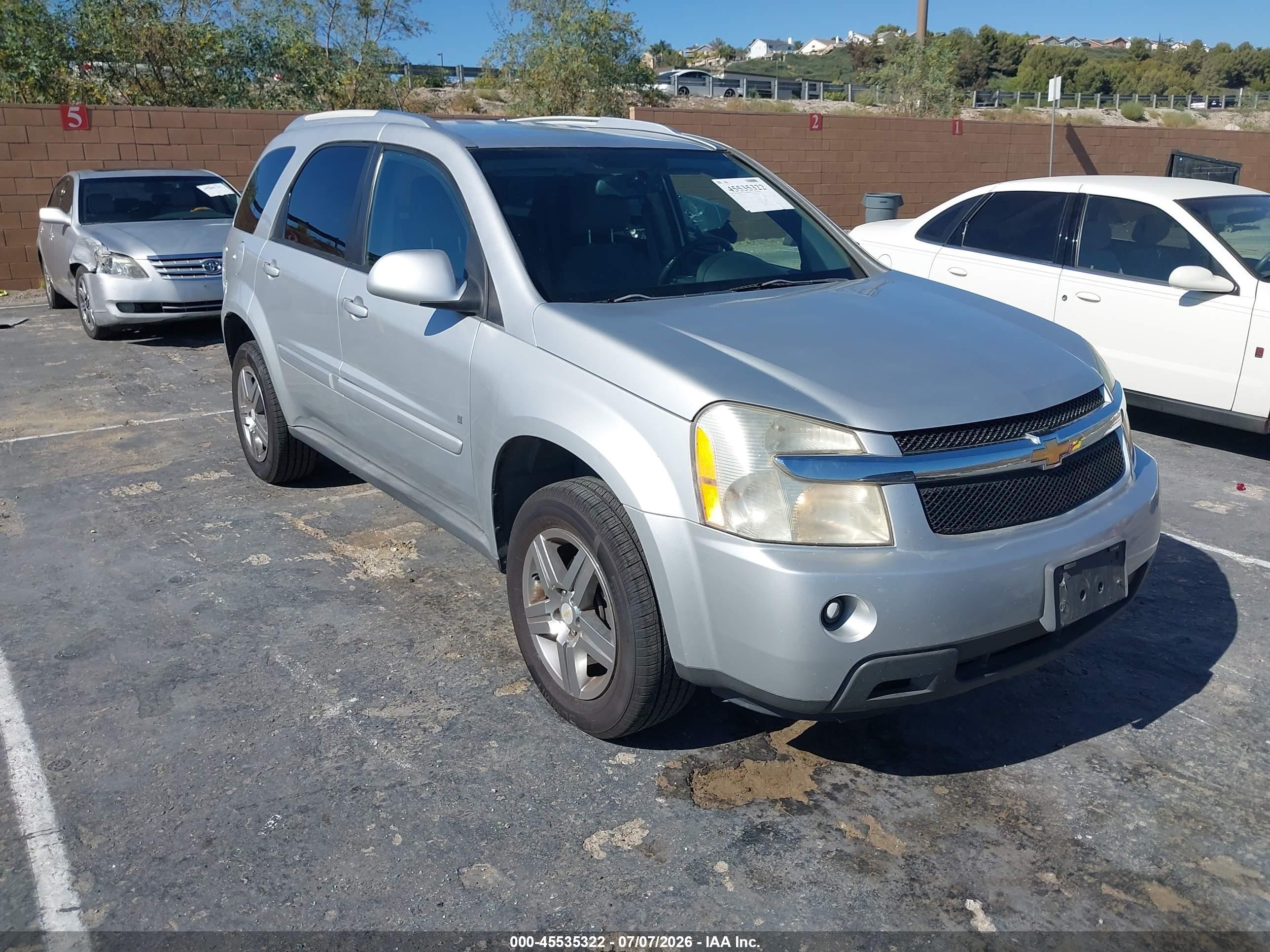 2009 Chevrolet Equinox Lt Silver vin: 2CNDL53F296242326