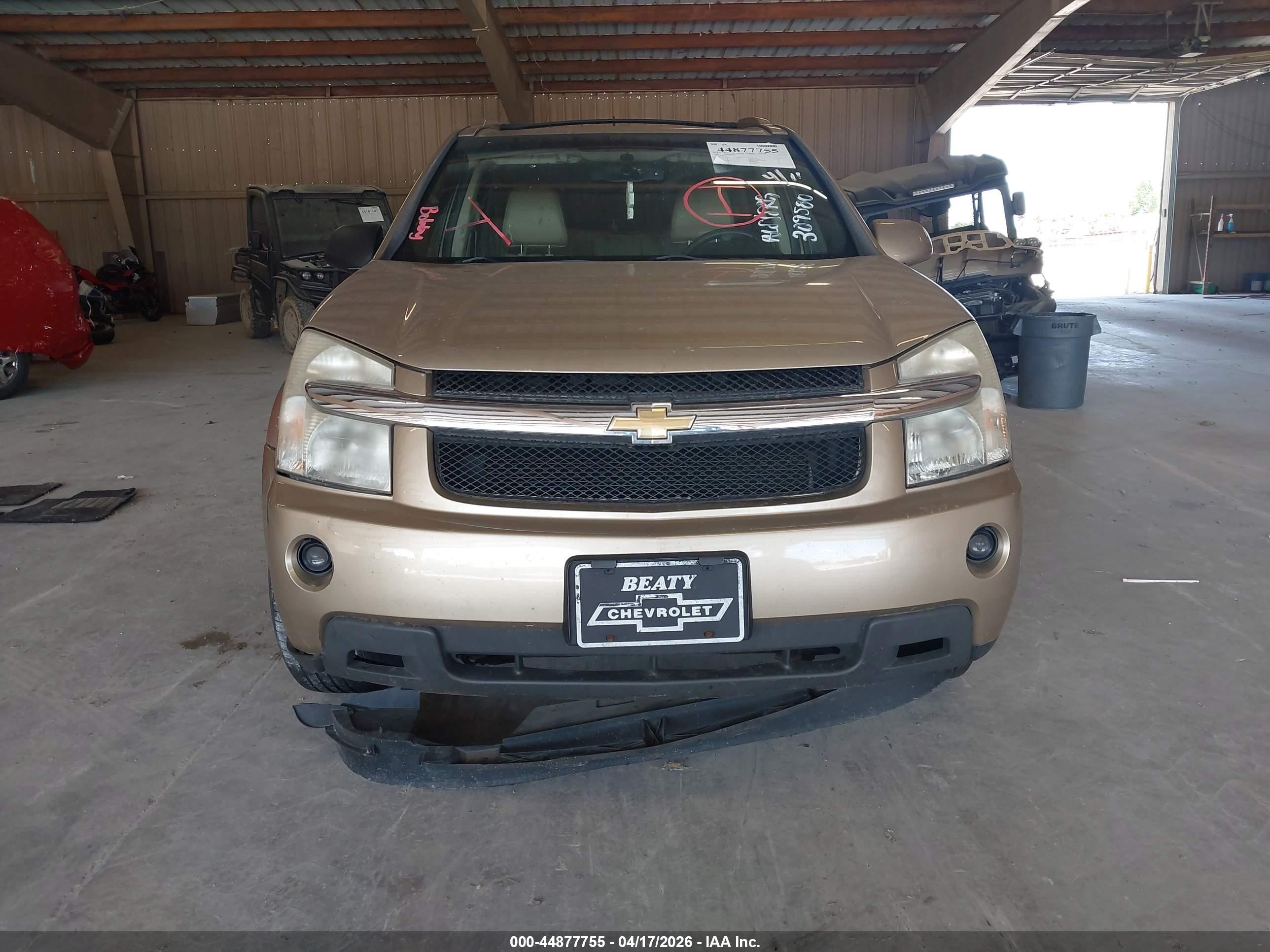 2008 Chevrolet Equinox Lt Gold vin: 2CNDL53F386309580