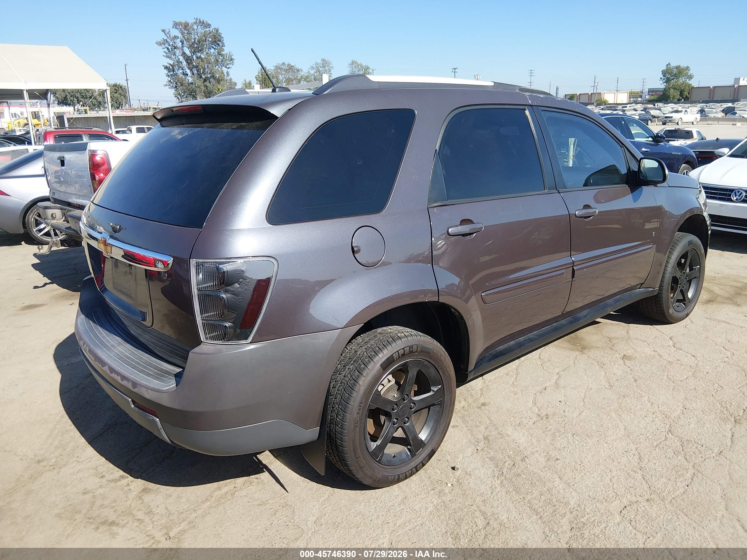 2008 Chevrolet Equinox Lt Purple vin: 2CNDL53F586078164