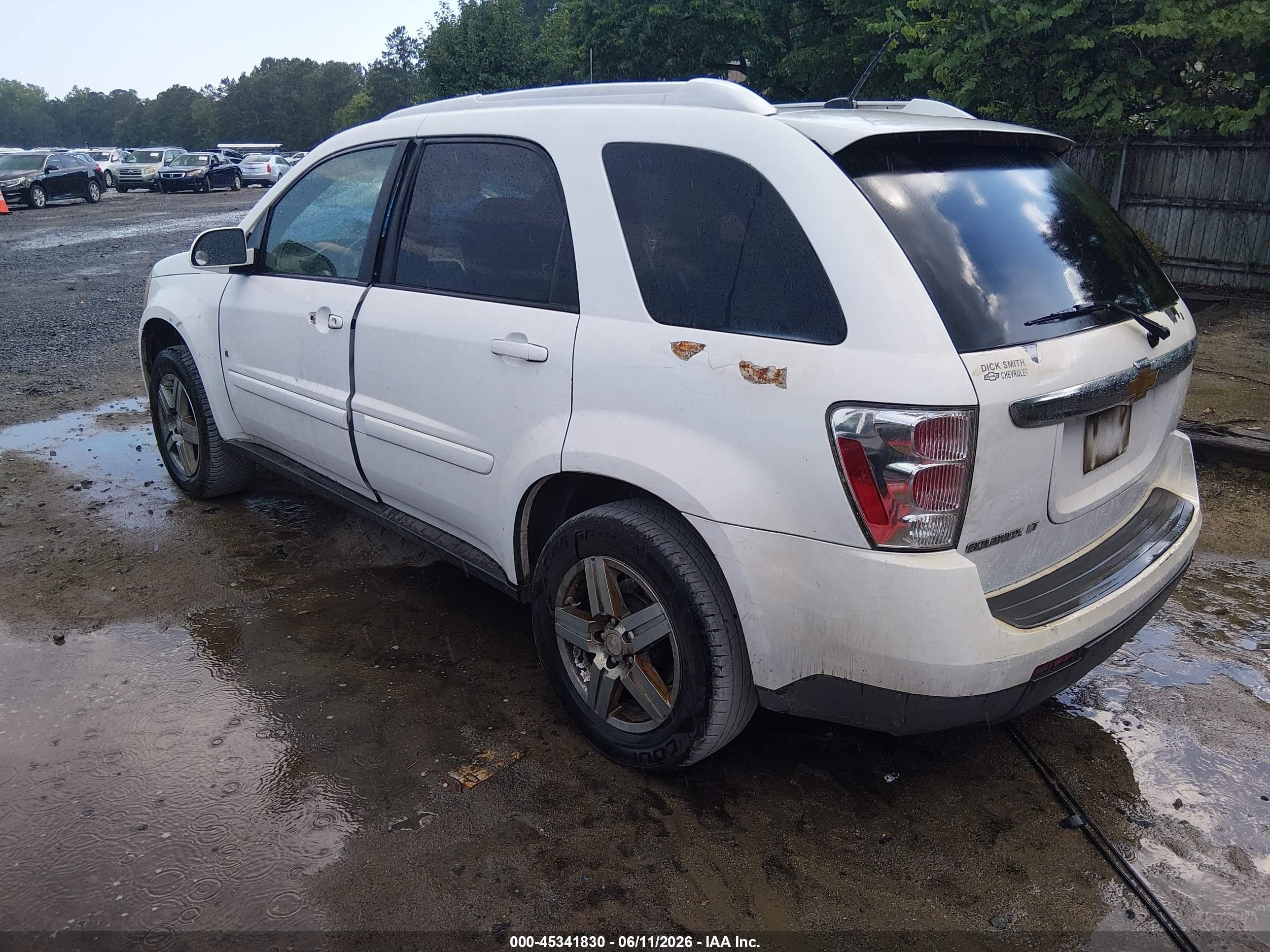 2008 Chevrolet Equinox Lt White vin: 2CNDL53F586319494