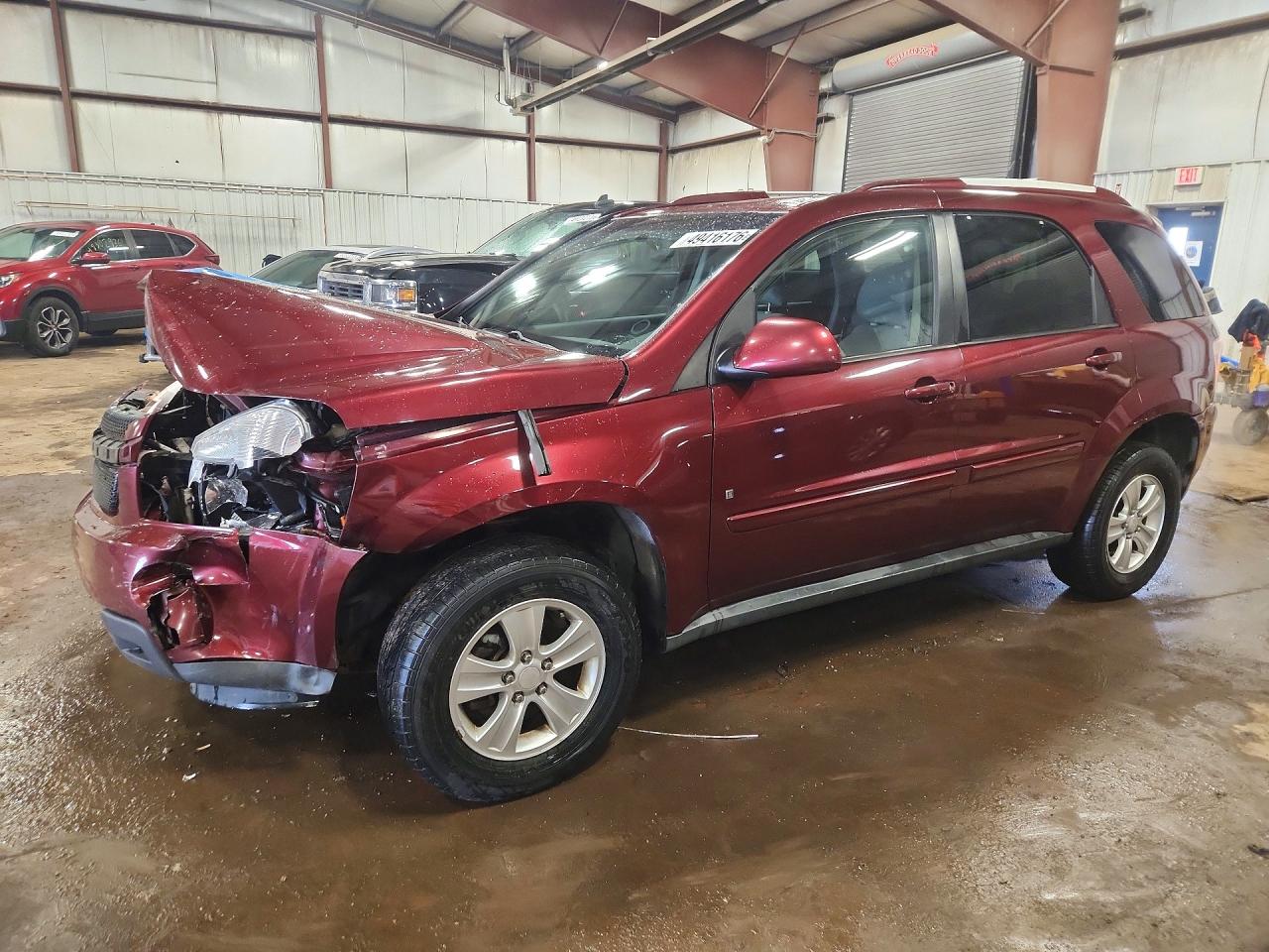 2009 Chevrolet Equinox Lt Burgundy vin: 2CNDL53F596224208