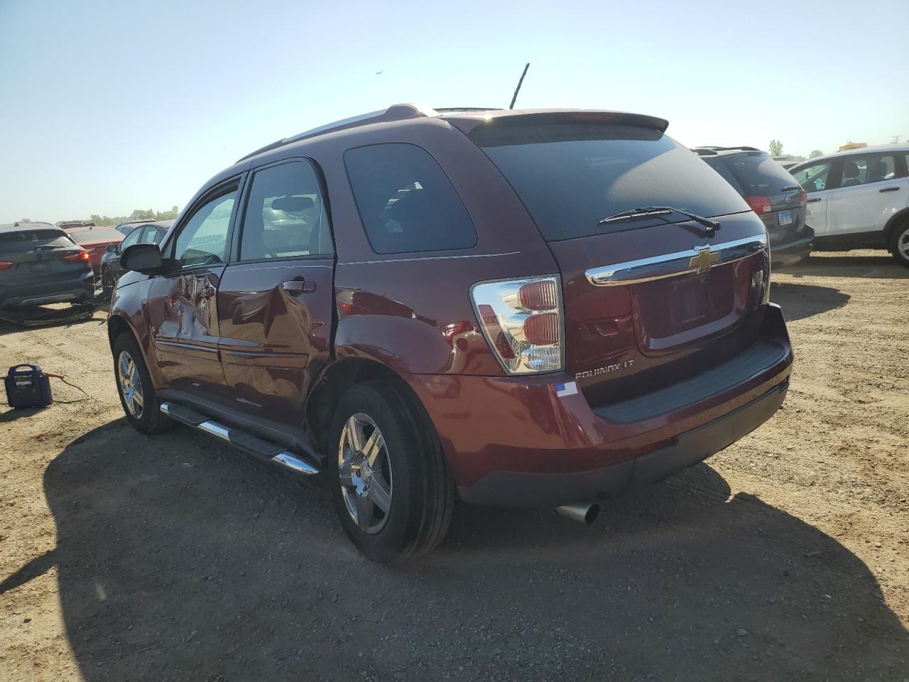 2008 Chevrolet Equinox Lt Красный vin: 2CNDL53F786289494