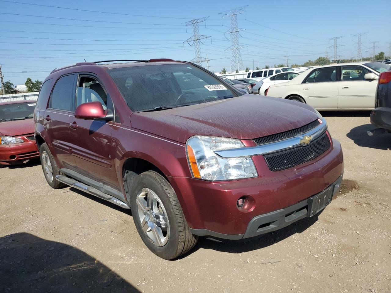 2008 Chevrolet Equinox Lt Красный vin: 2CNDL53F786289494