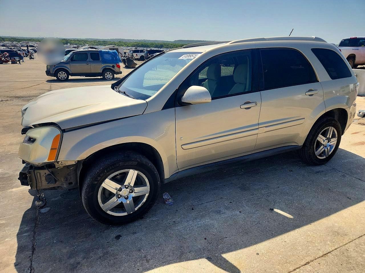 2009 Chevrolet Equinox Lt Tan vin: 2CNDL53F796235601