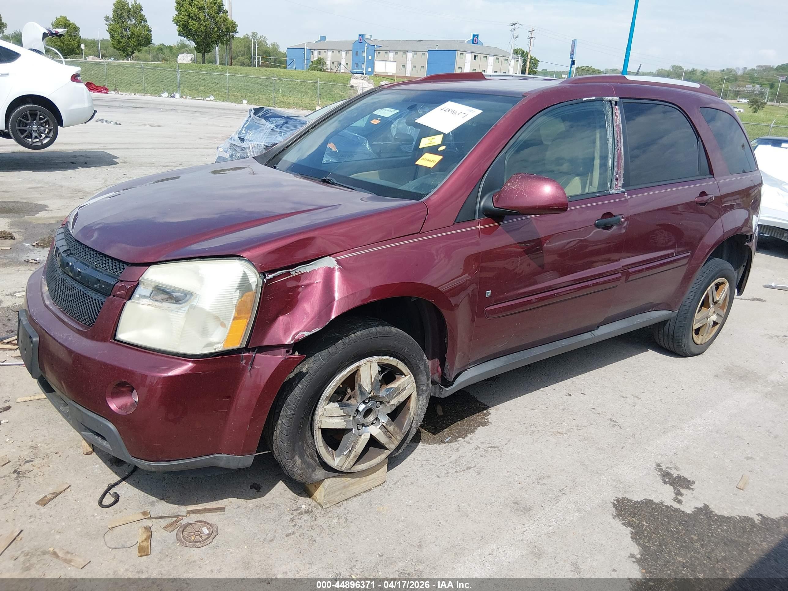 2008 Chevrolet Equinox Lt Red vin: 2CNDL53F886313012