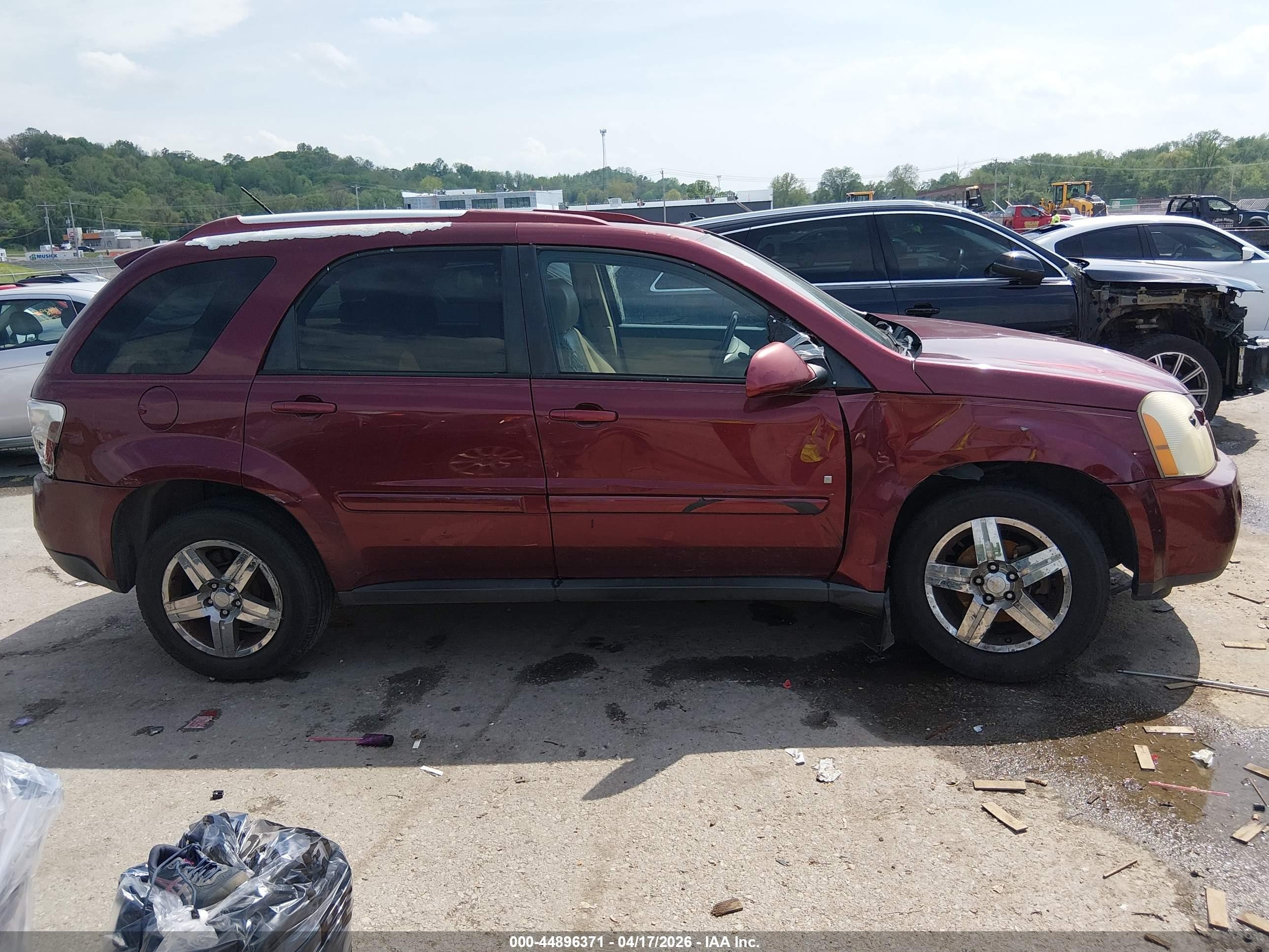 2008 Chevrolet Equinox Lt Red vin: 2CNDL53F886313012
