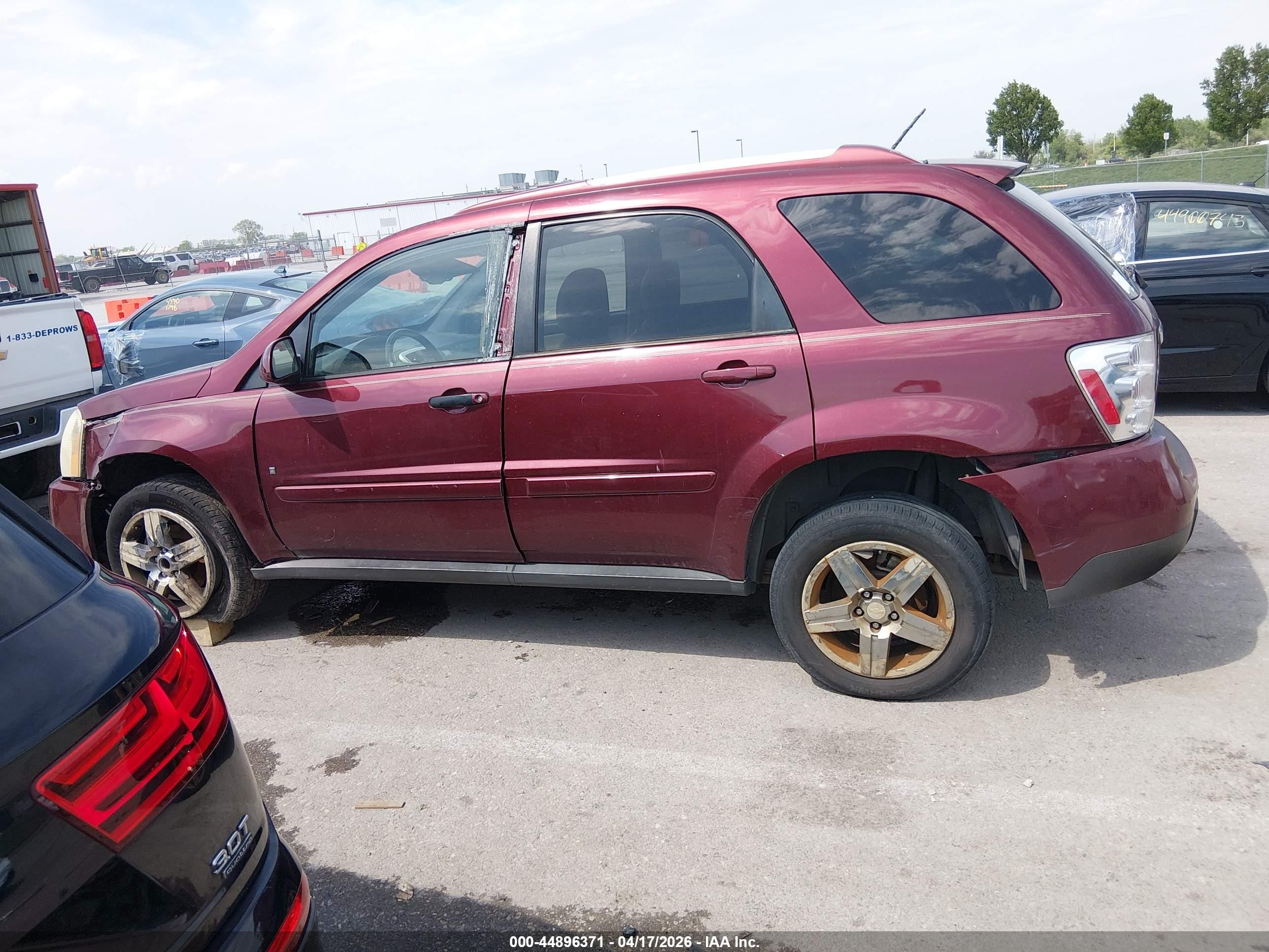 2008 Chevrolet Equinox Lt Red vin: 2CNDL53F886313012