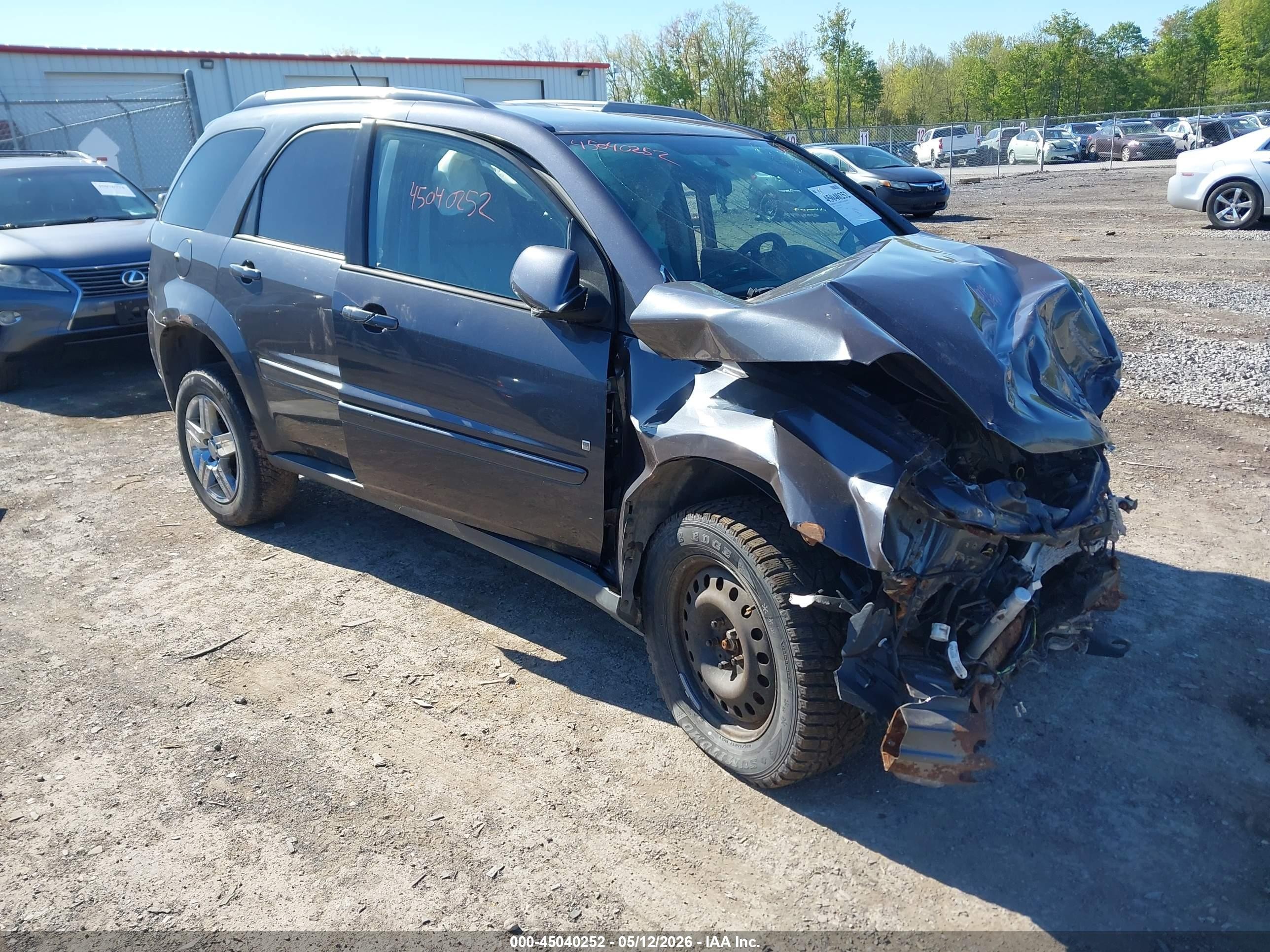 2008 Chevrolet Equinox Lt Brown vin: 2CNDL53F986078233