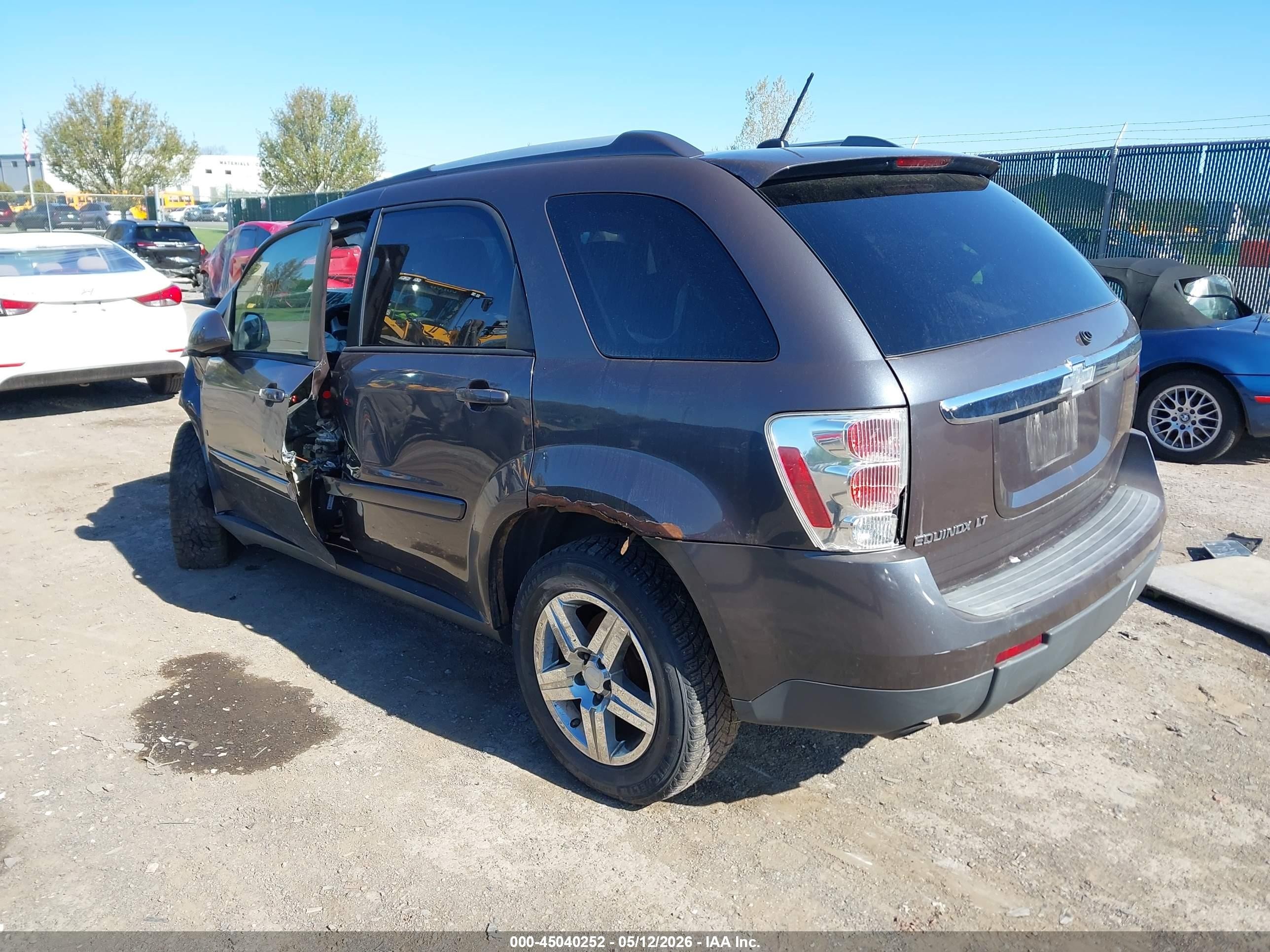 2008 Chevrolet Equinox Lt Brown vin: 2CNDL53F986078233