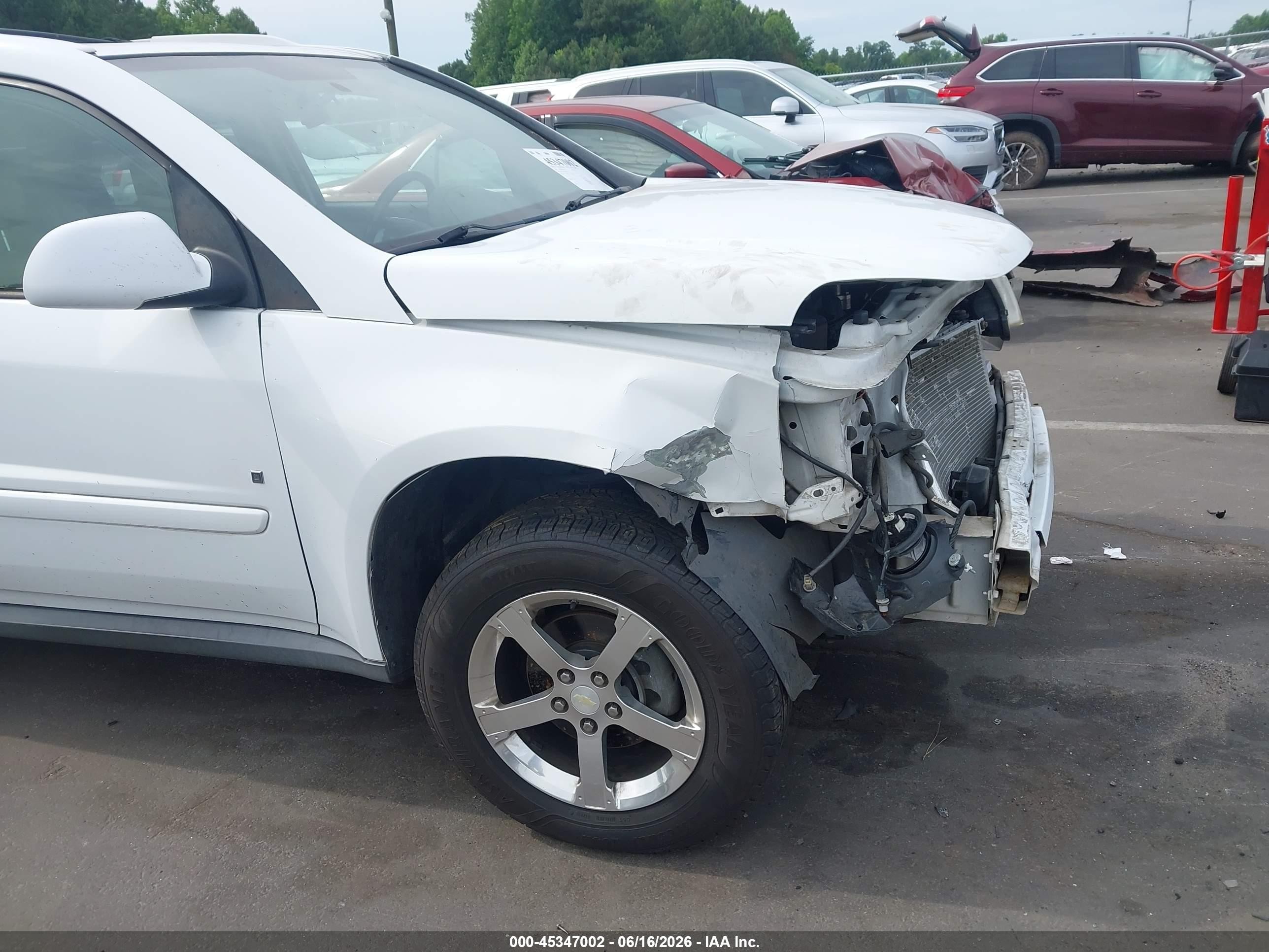 2008 Chevrolet Equinox Lt Белый vin: 2CNDL53FX86077530