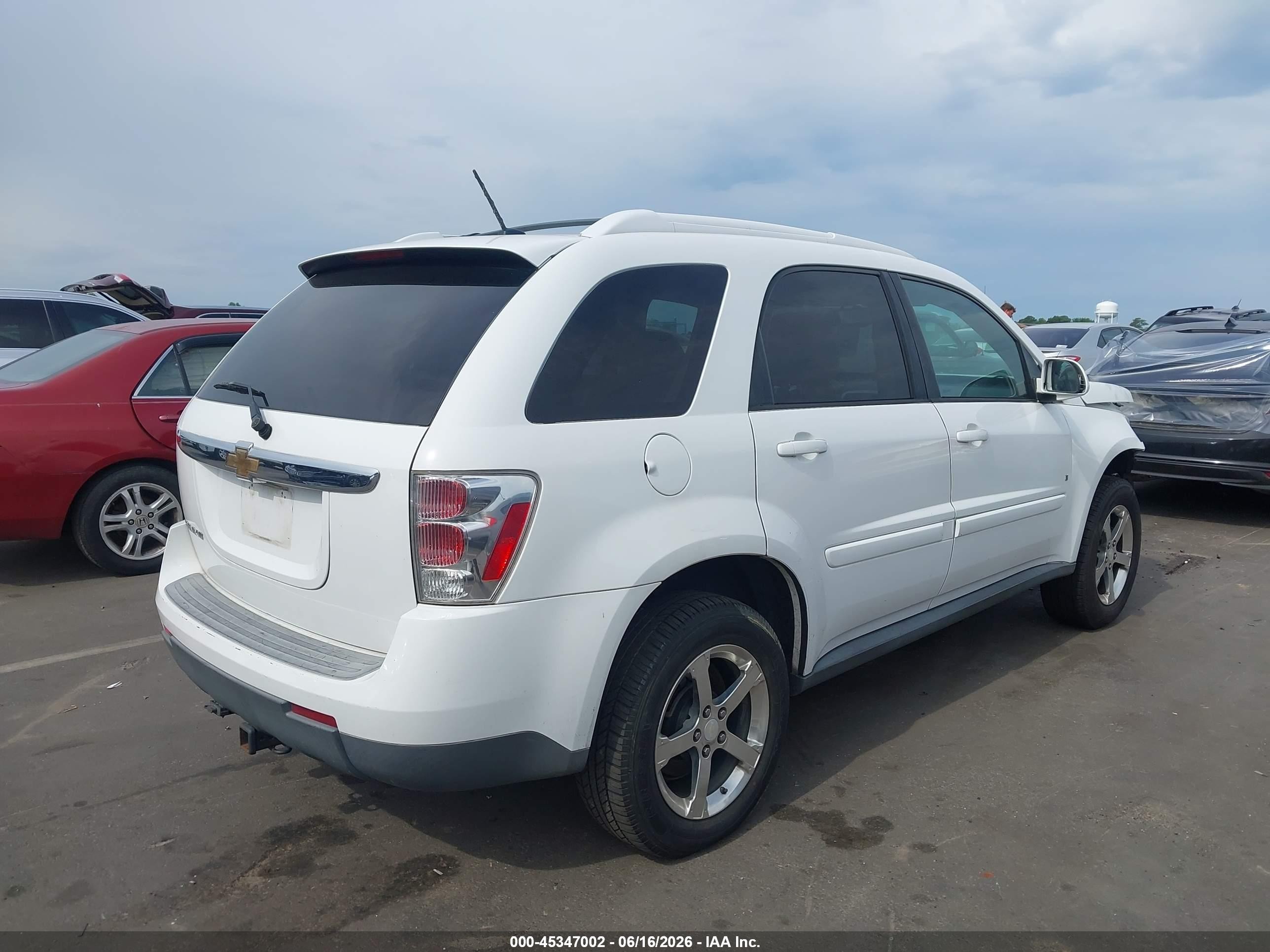 2008 Chevrolet Equinox Lt Белый vin: 2CNDL53FX86077530