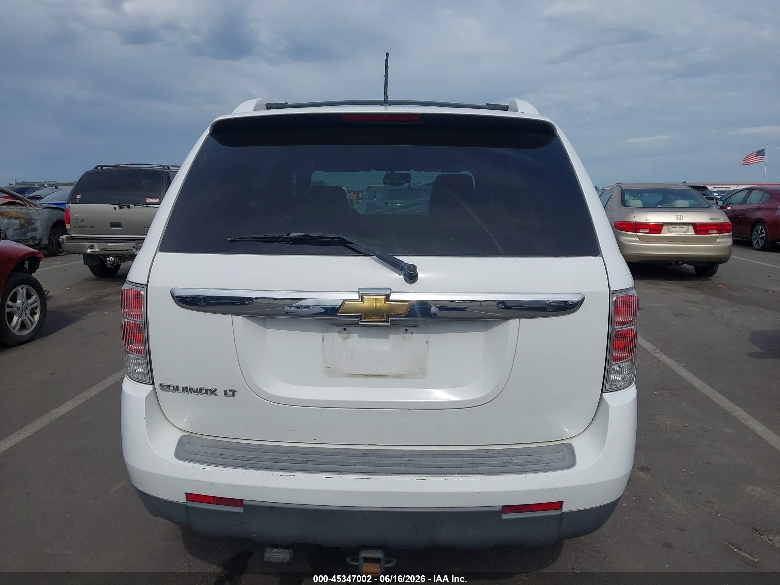 2008 Chevrolet Equinox Lt Белый vin: 2CNDL53FX86077530