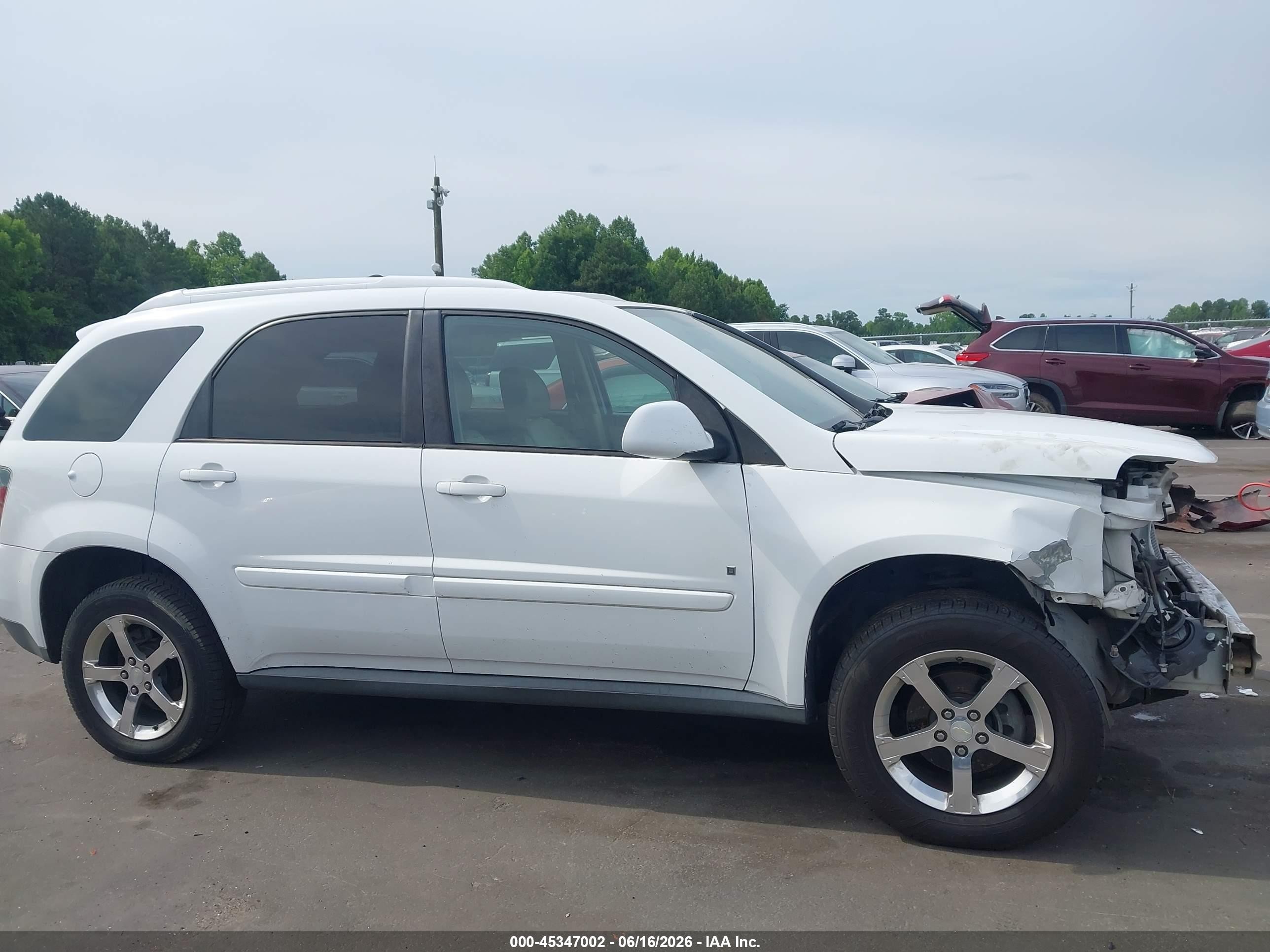 2008 Chevrolet Equinox Lt Белый vin: 2CNDL53FX86077530