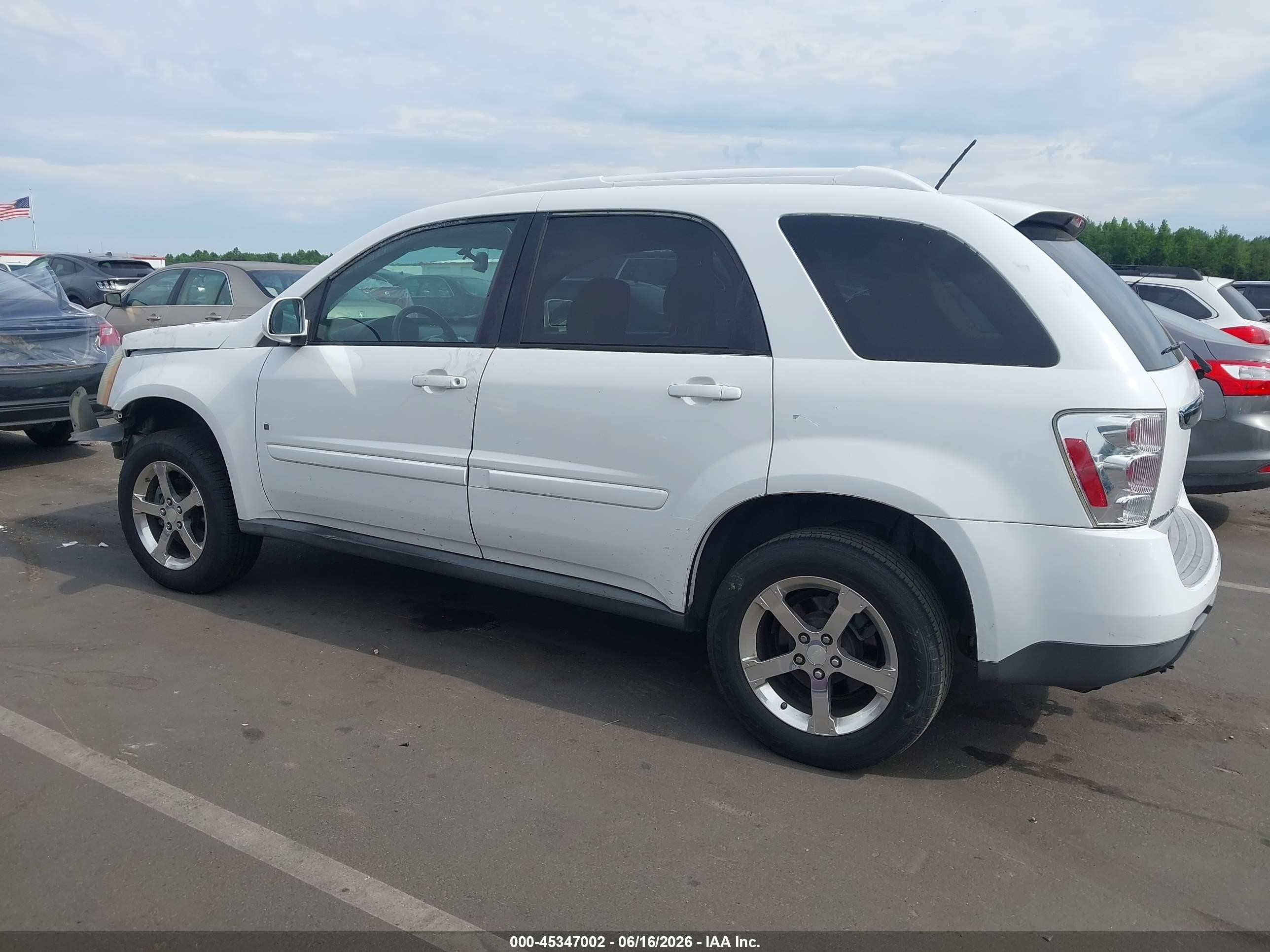 2008 Chevrolet Equinox Lt Белый vin: 2CNDL53FX86077530
