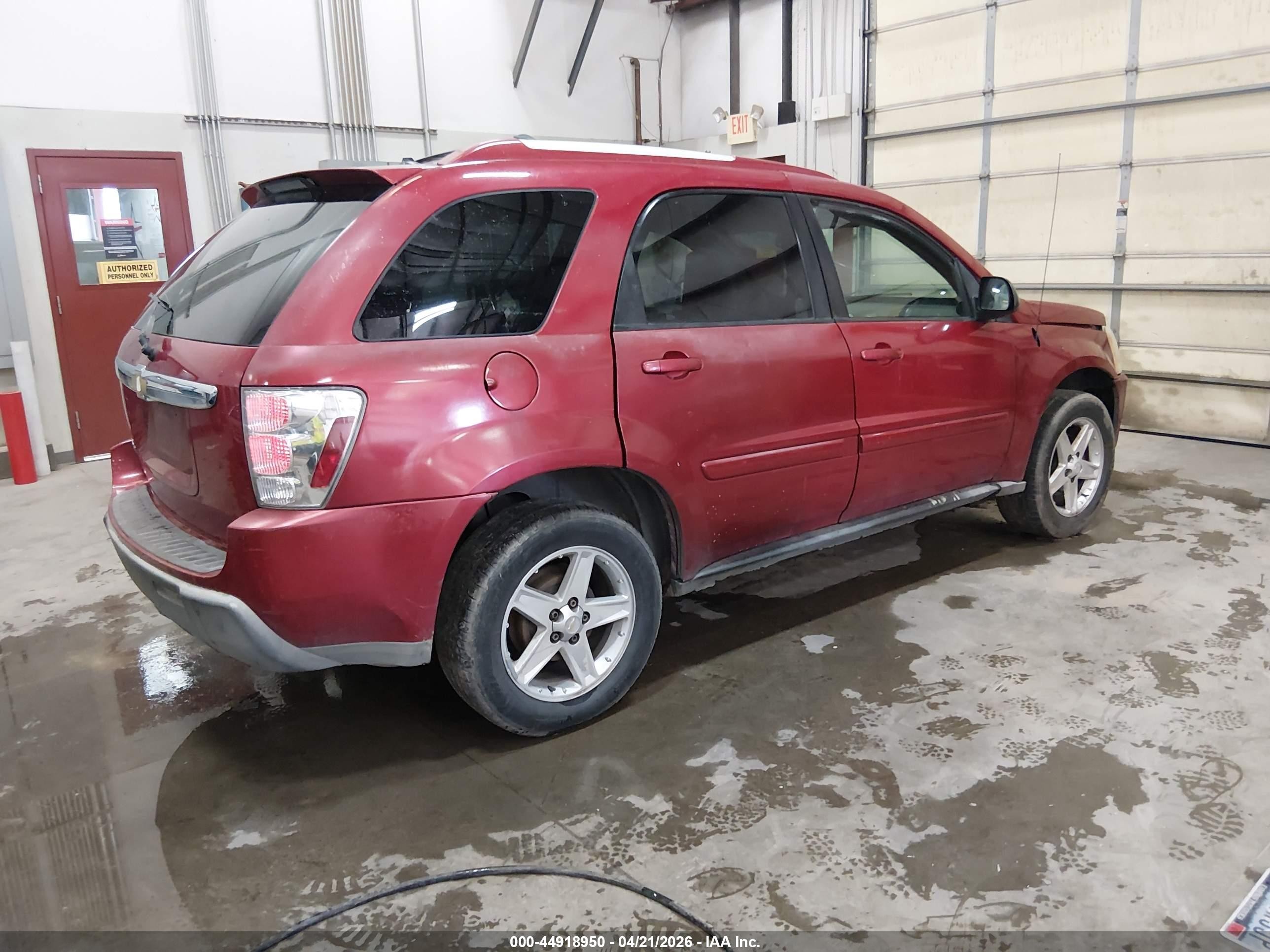 2005 Chevrolet Equinox Lt Red vin: 2CNDL63F056088585