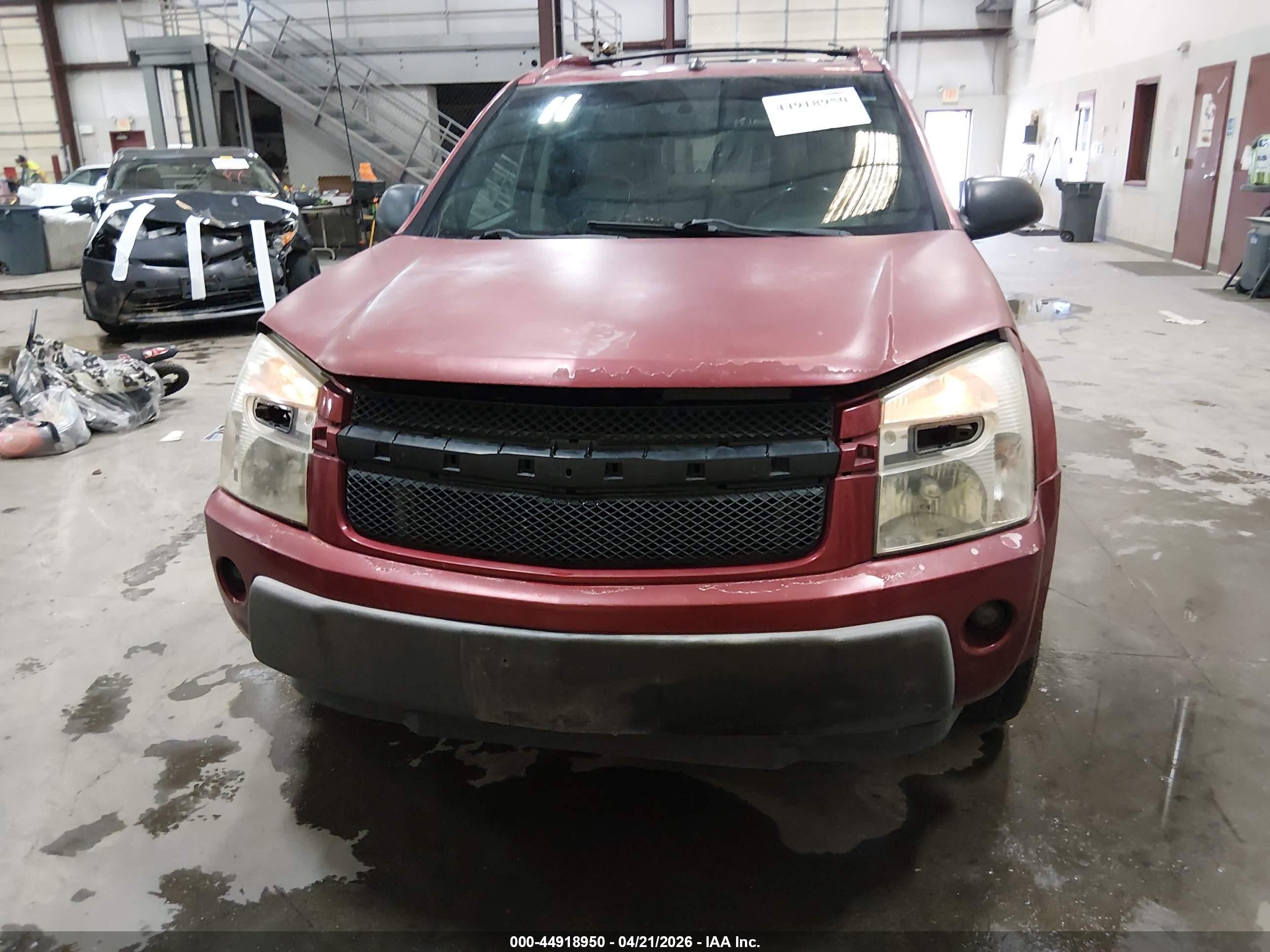 2005 Chevrolet Equinox Lt Red vin: 2CNDL63F056088585
