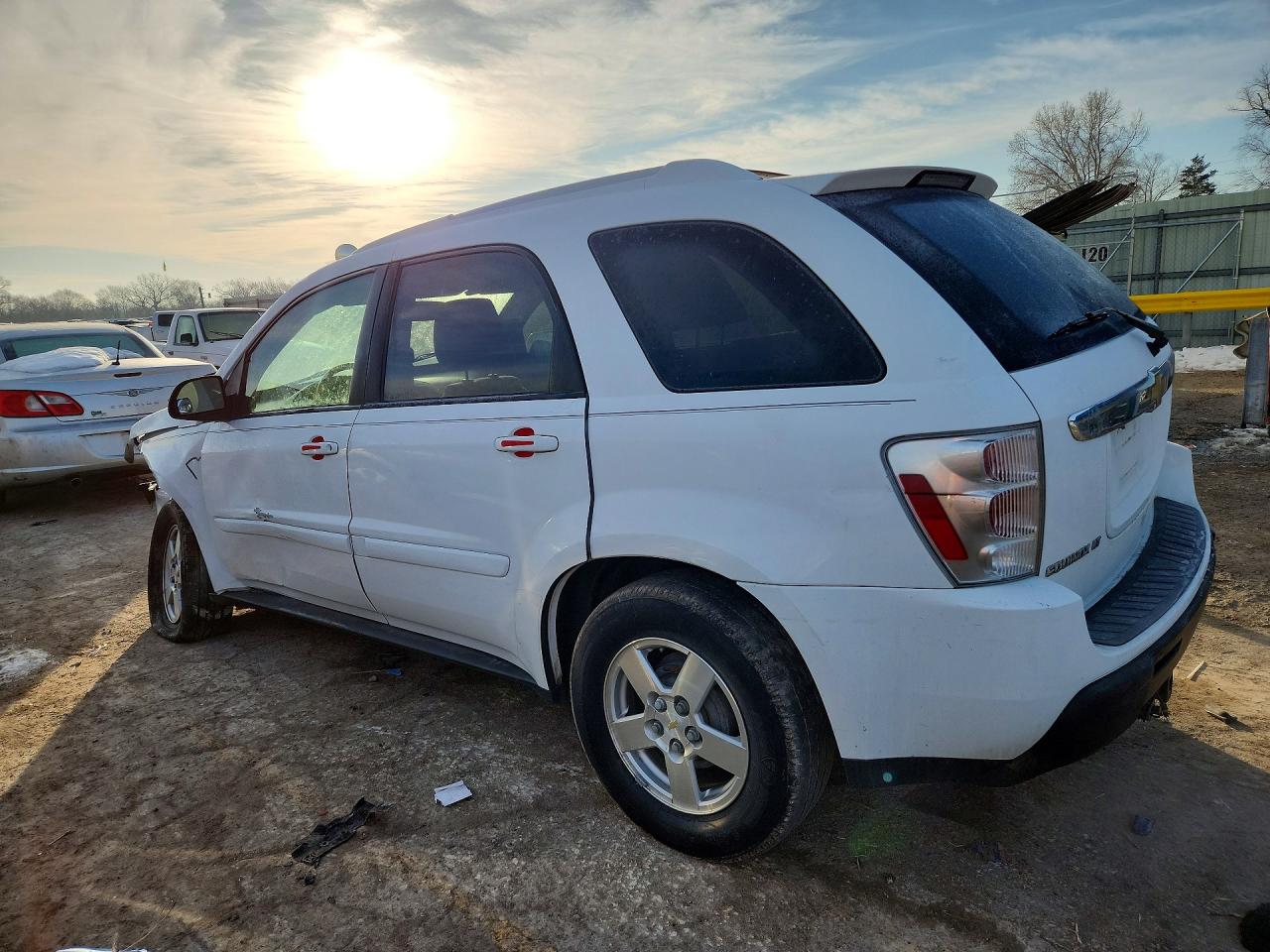 2005 Chevrolet Equinox Lt White vin: 2CNDL63F056111475
