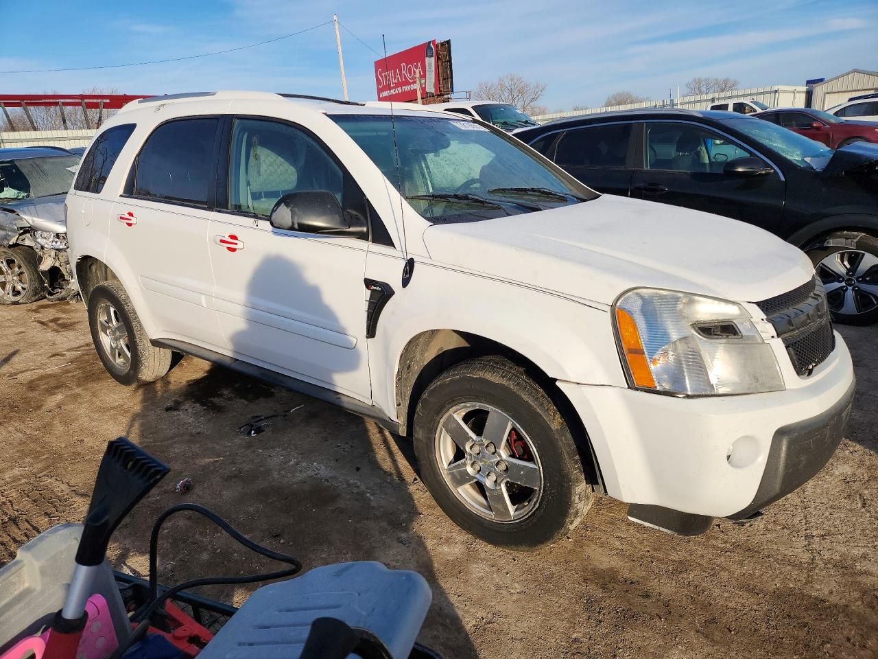 2005 Chevrolet Equinox Lt White vin: 2CNDL63F056111475