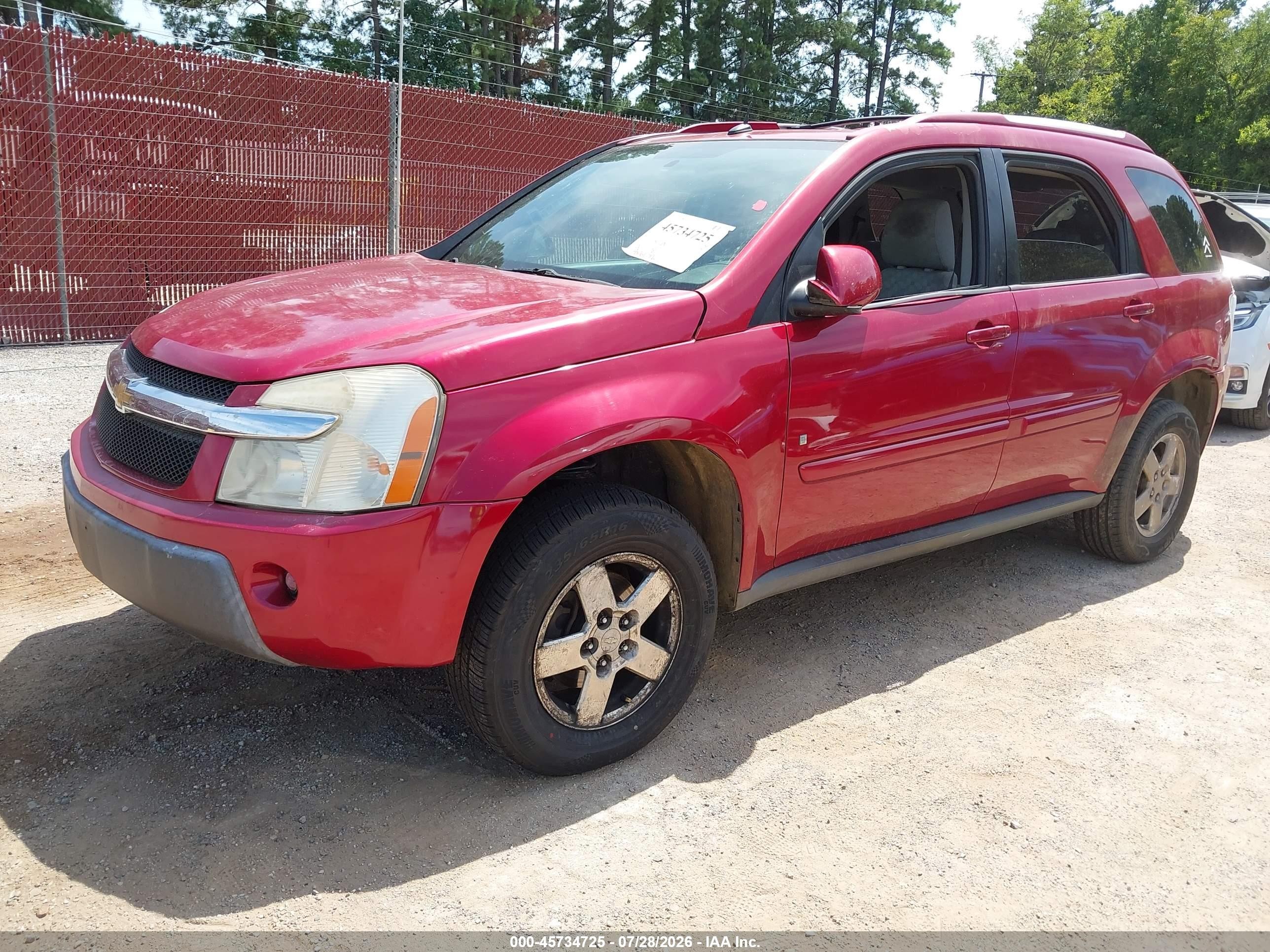 2006 Chevrolet Equinox Lt Maroon vin: 2CNDL63F066023799