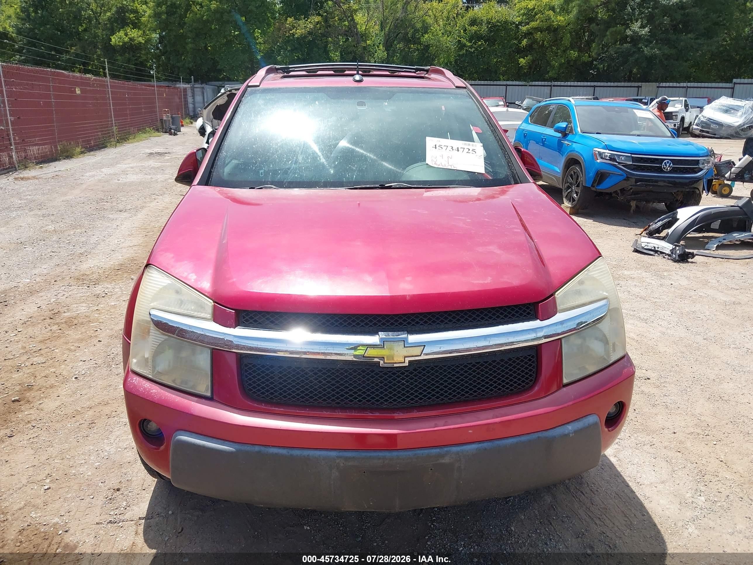 2006 Chevrolet Equinox Lt Maroon vin: 2CNDL63F066023799