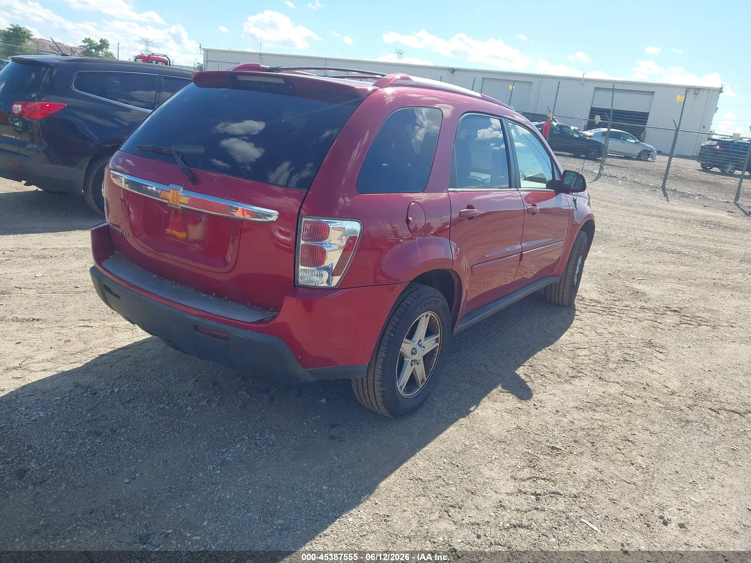 2006 Chevrolet Equinox Lt Red vin: 2CNDL63F066088166