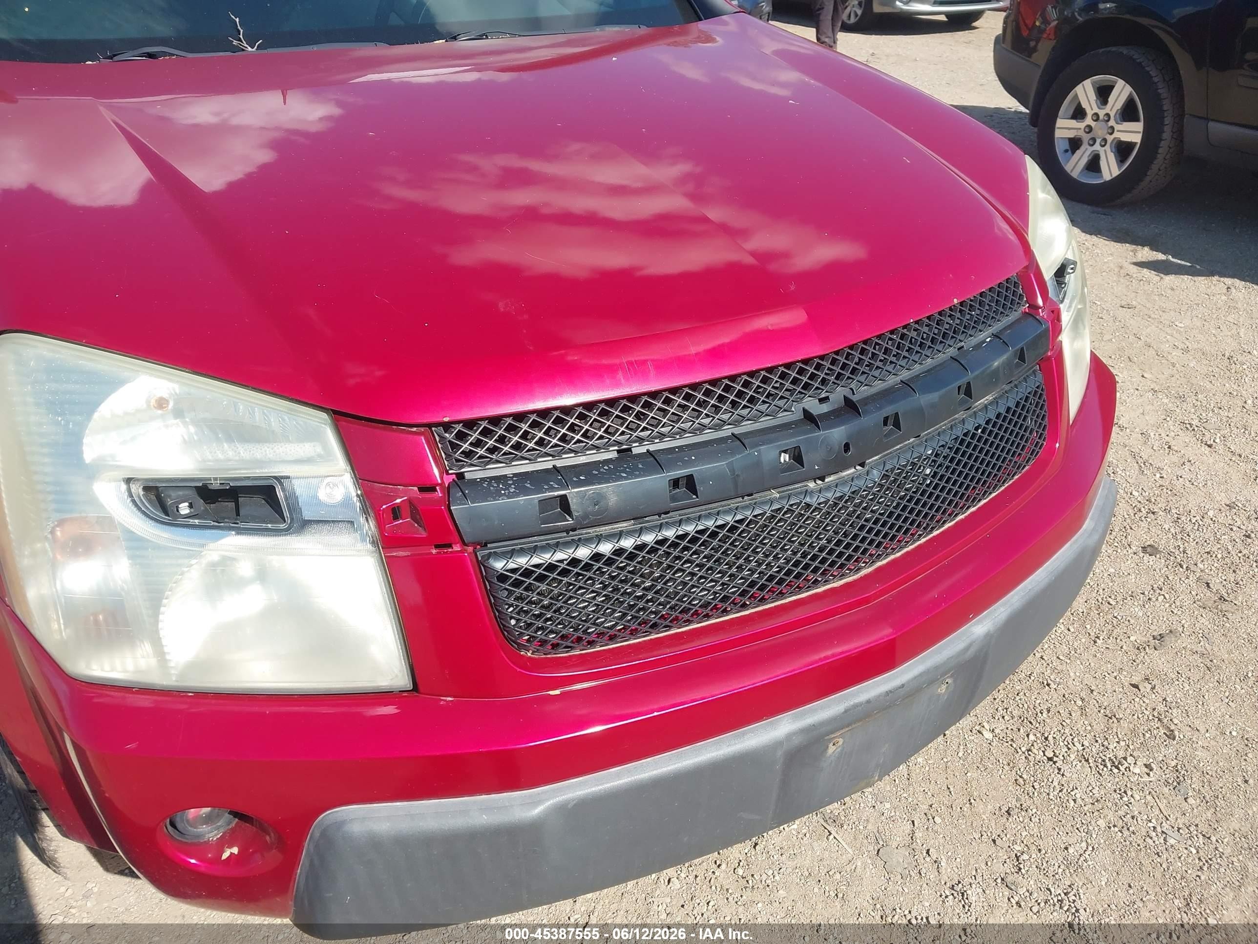 2006 Chevrolet Equinox Lt Red vin: 2CNDL63F066088166