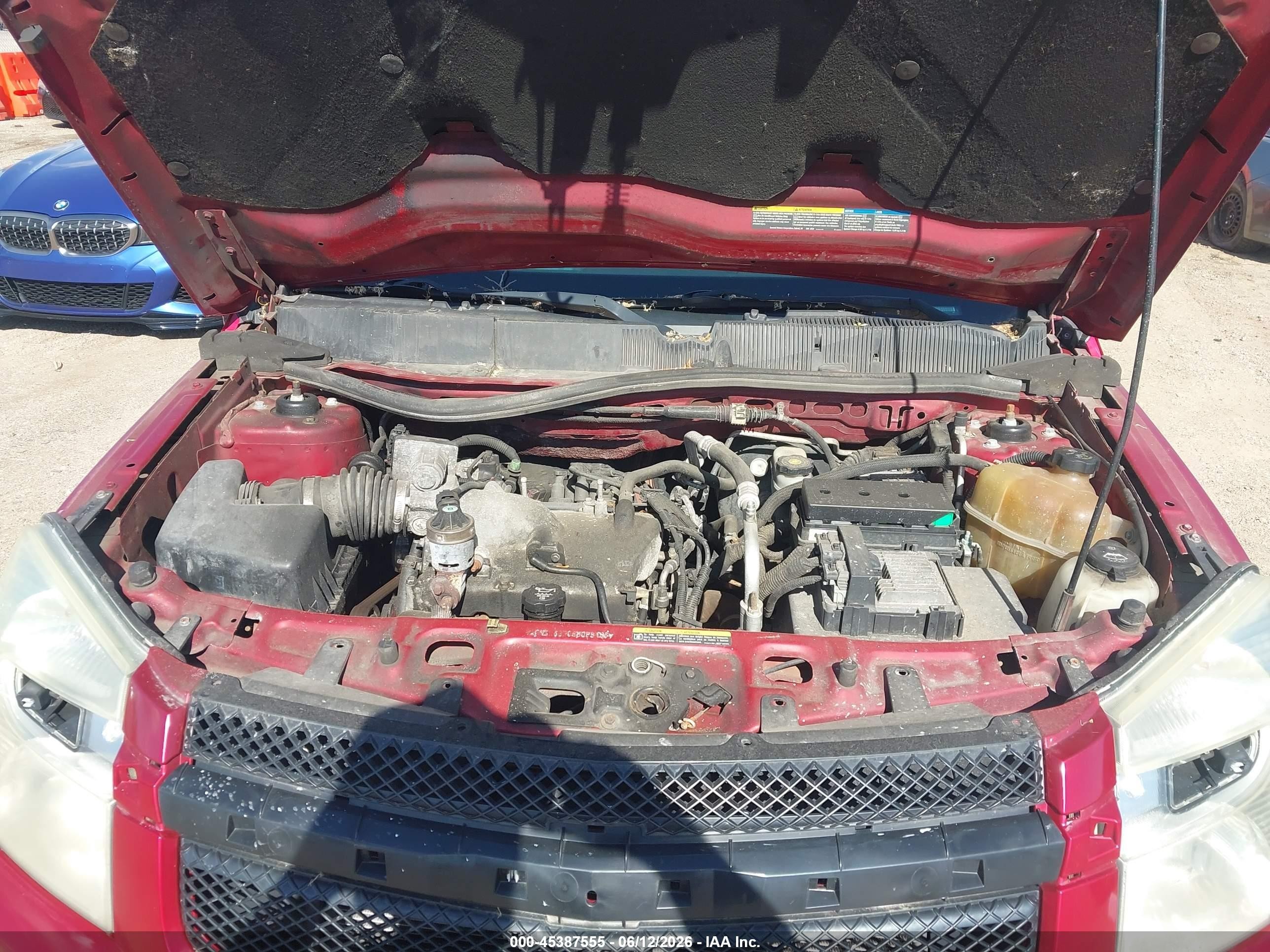 2006 Chevrolet Equinox Lt Red vin: 2CNDL63F066088166