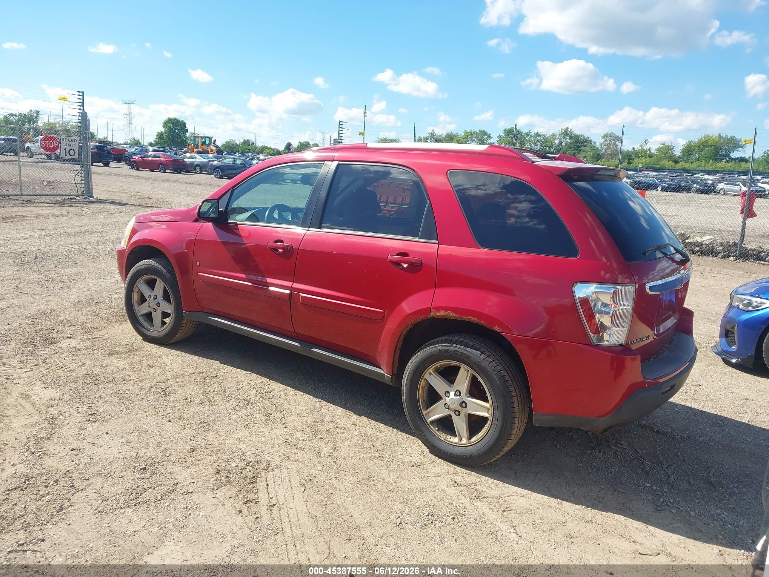 2006 Chevrolet Equinox Lt Red vin: 2CNDL63F066088166