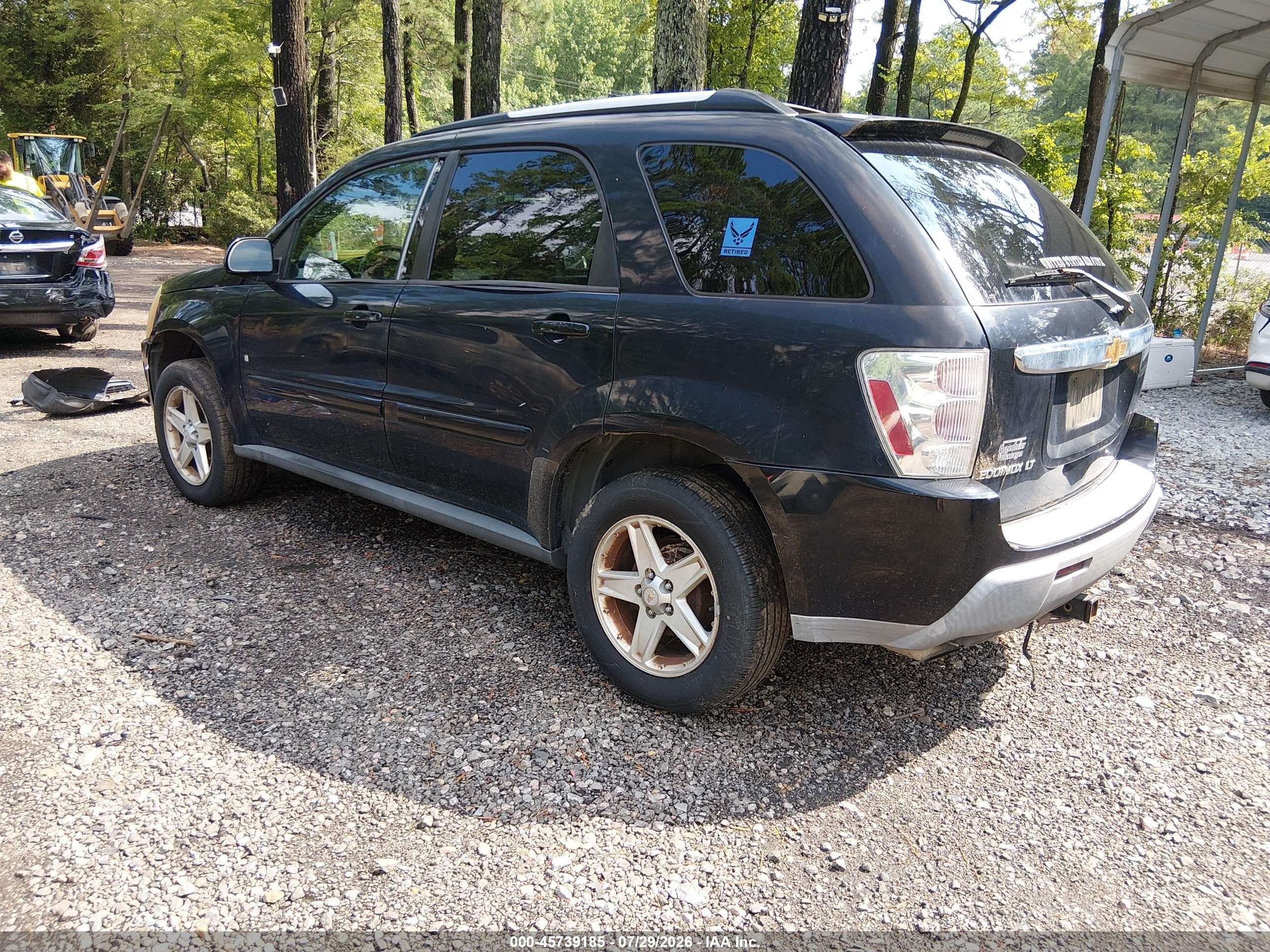 2006 Chevrolet Equinox Lt Black vin: 2CNDL63F066123398